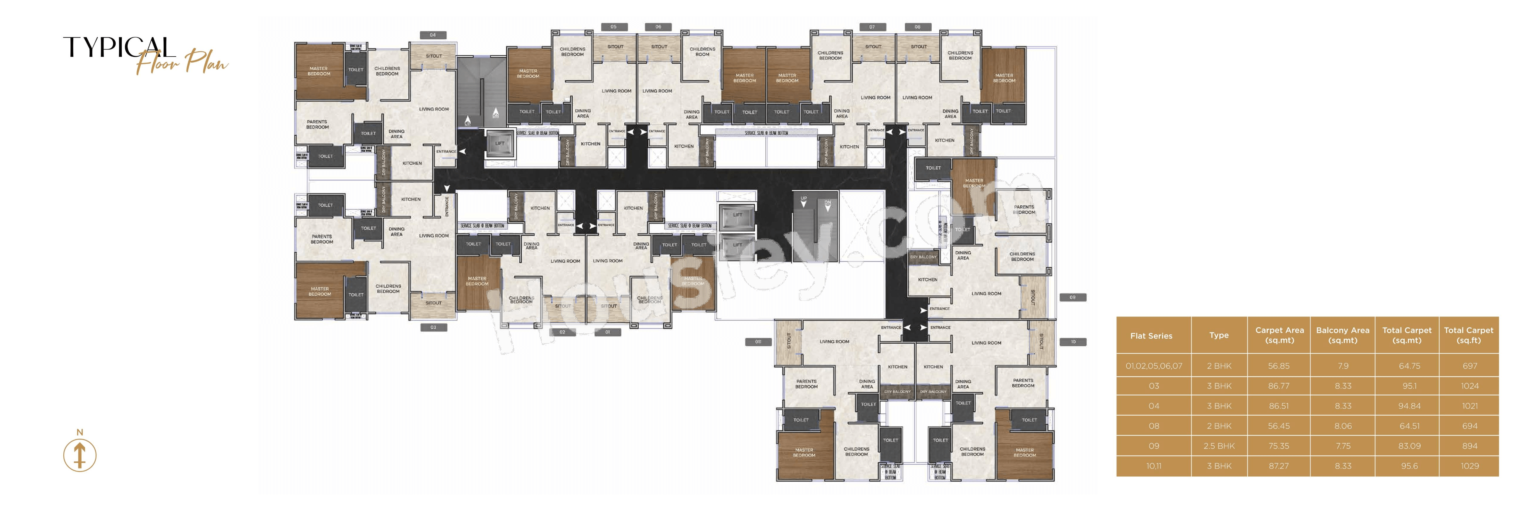 Dagade Patil Survi Heritage Floor plan 2