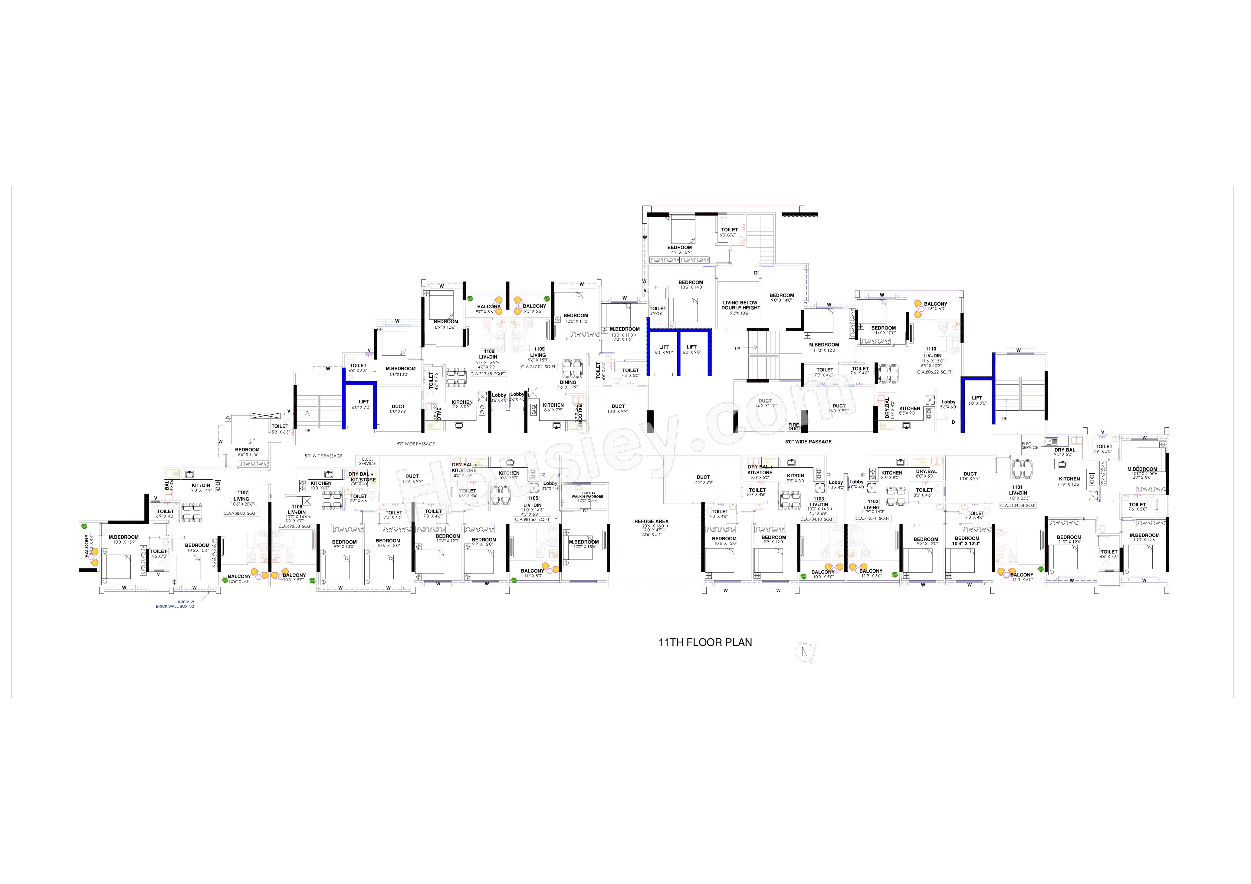 Dalecon Elite Platinum Floor plan 6