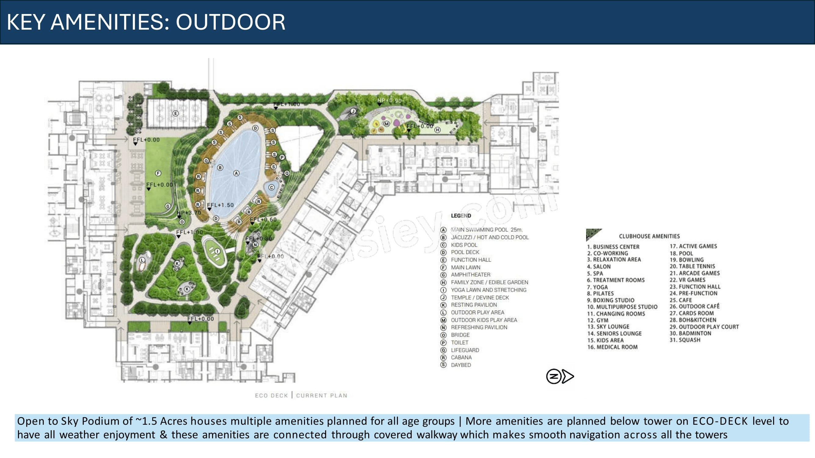 DLF West Park Floor plan 1
