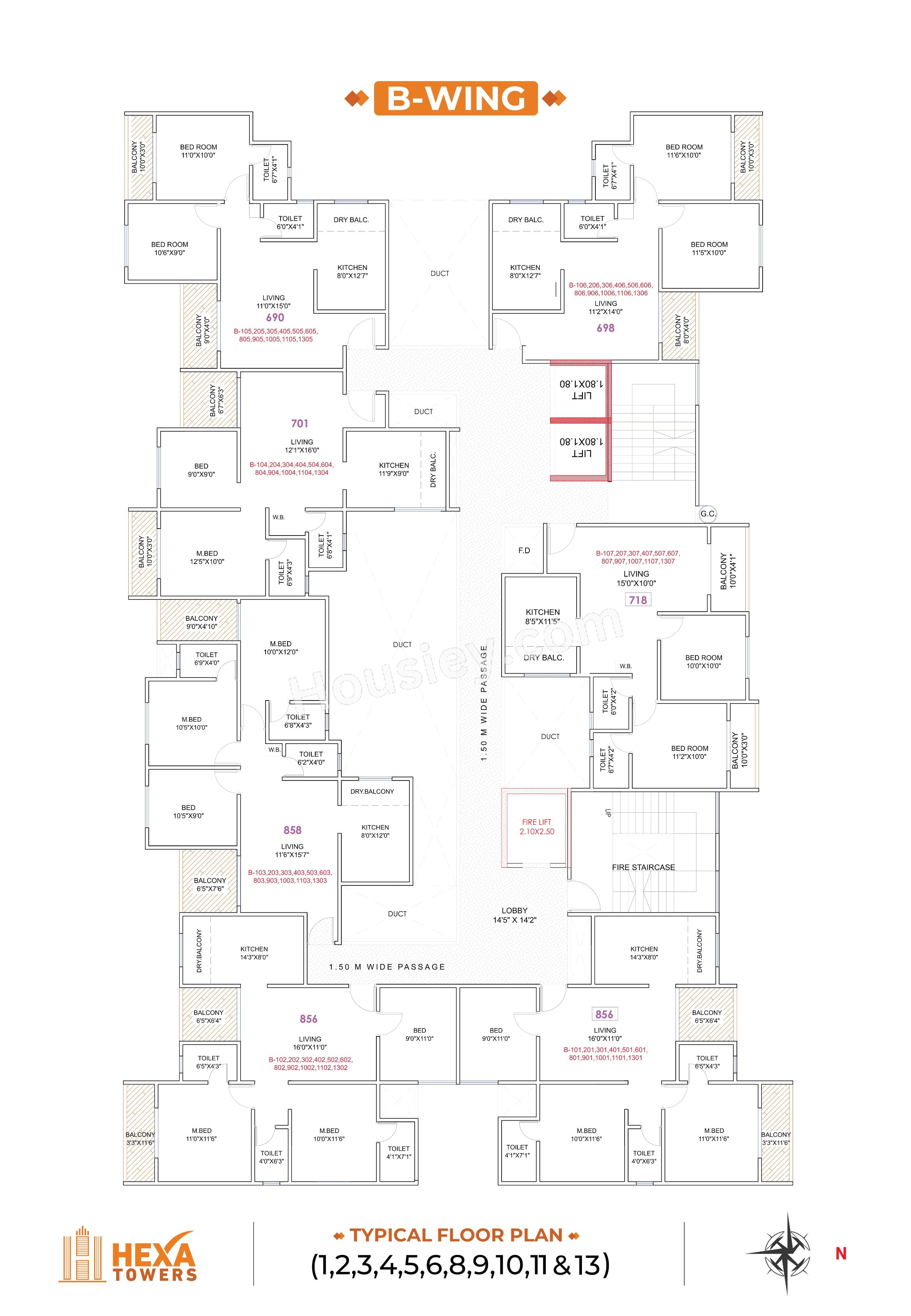 DML Hexa Towers Floor plan 2