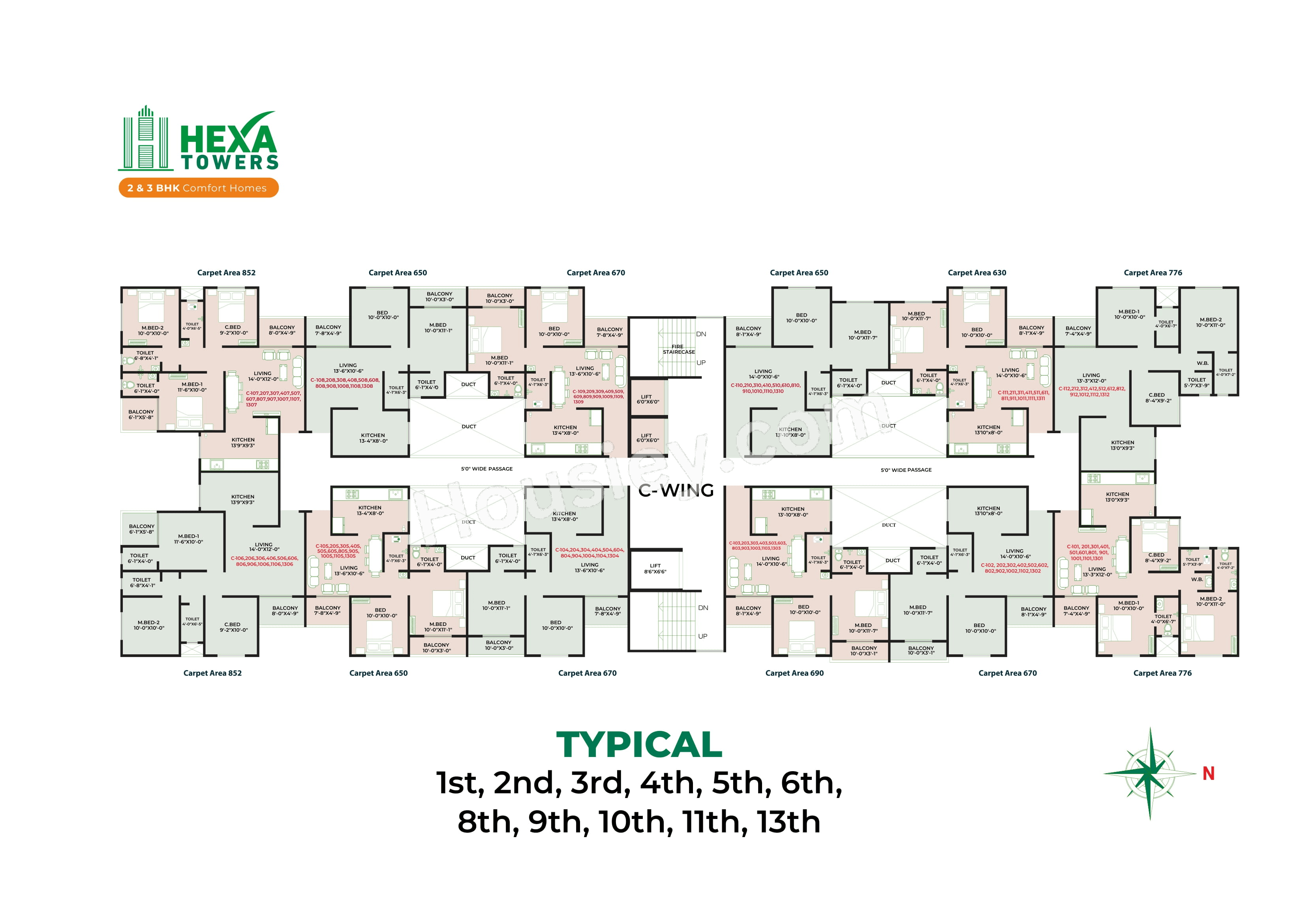 DML Hexa Towers Floor plan 4