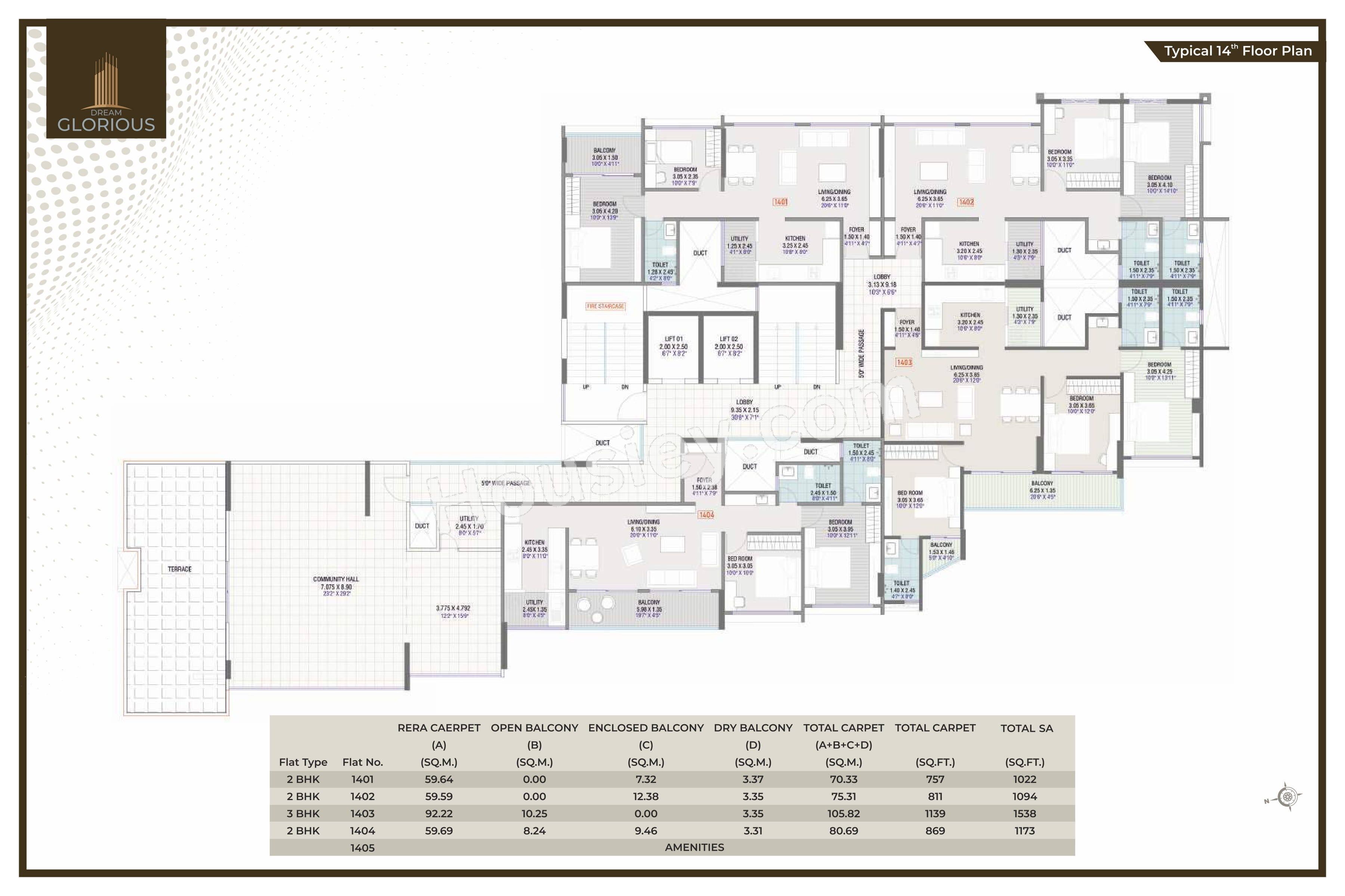 Dream Glorious Floor plan 1
