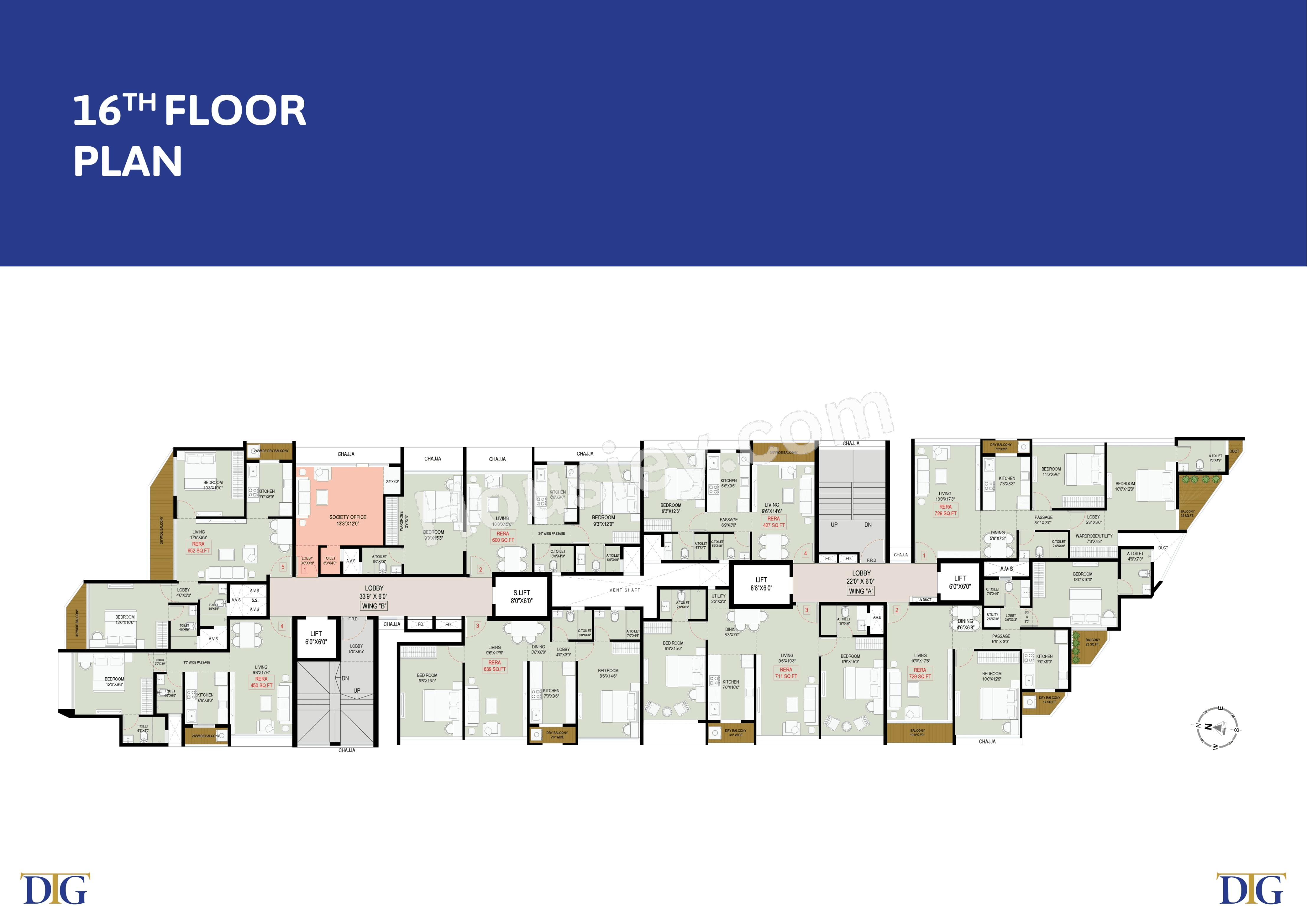 DTG Avenue 68 Floor plan 14