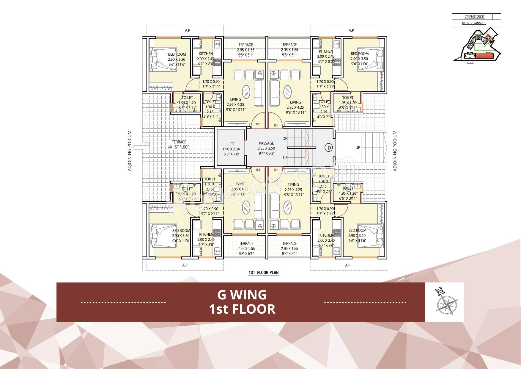 Dynamic Crest Phase II Floor plan 1