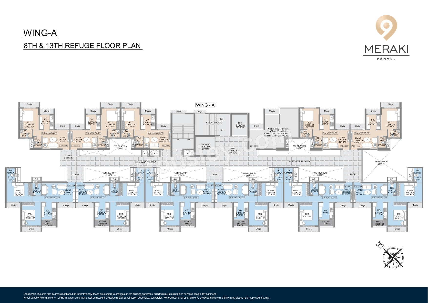 Ekdant 9 Meraki Floor plan 2
