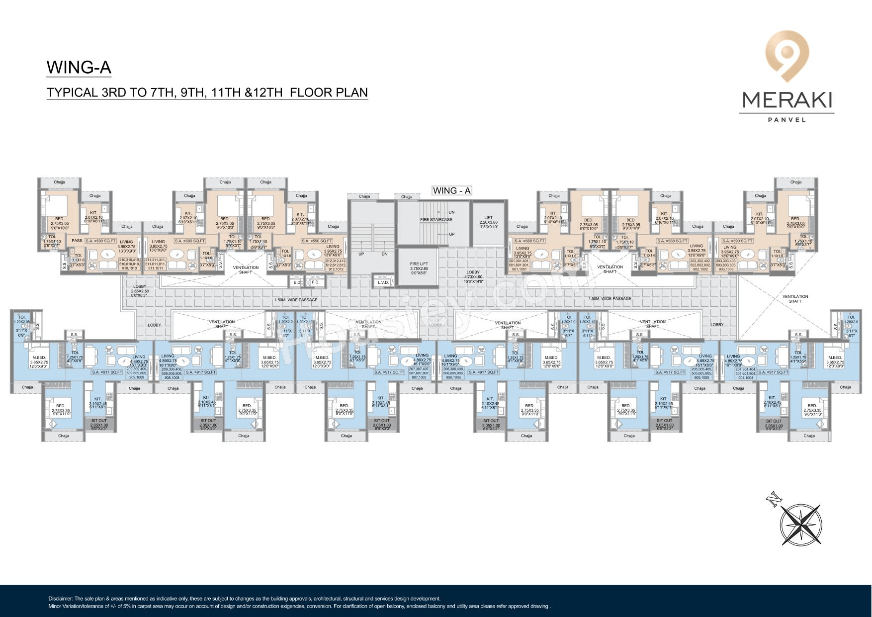 Ekdant 9 Meraki Floor plan 3