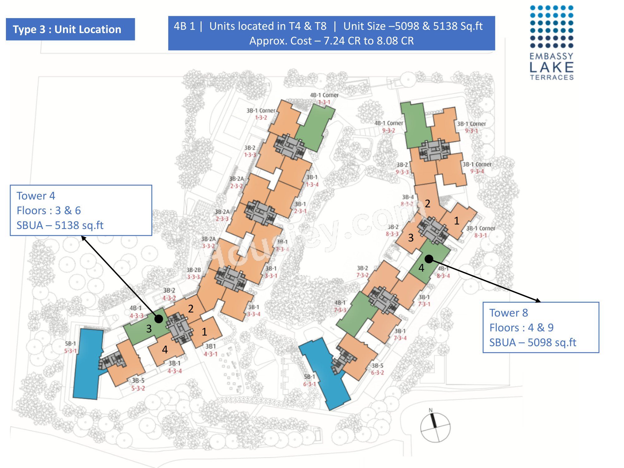 Embassy Lake Terraces Floor plan 6
