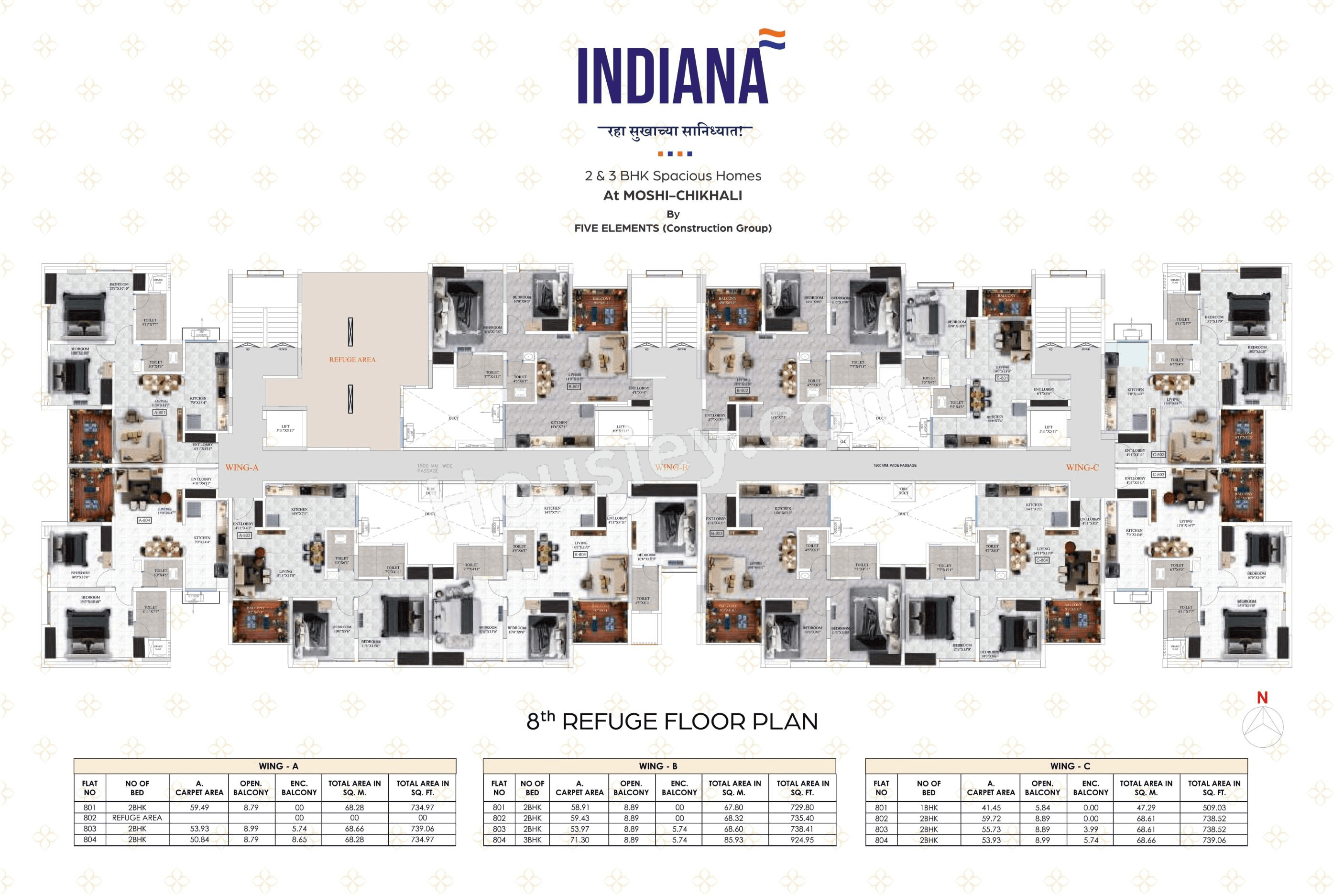 Five Elements Indiana Floor plan 2