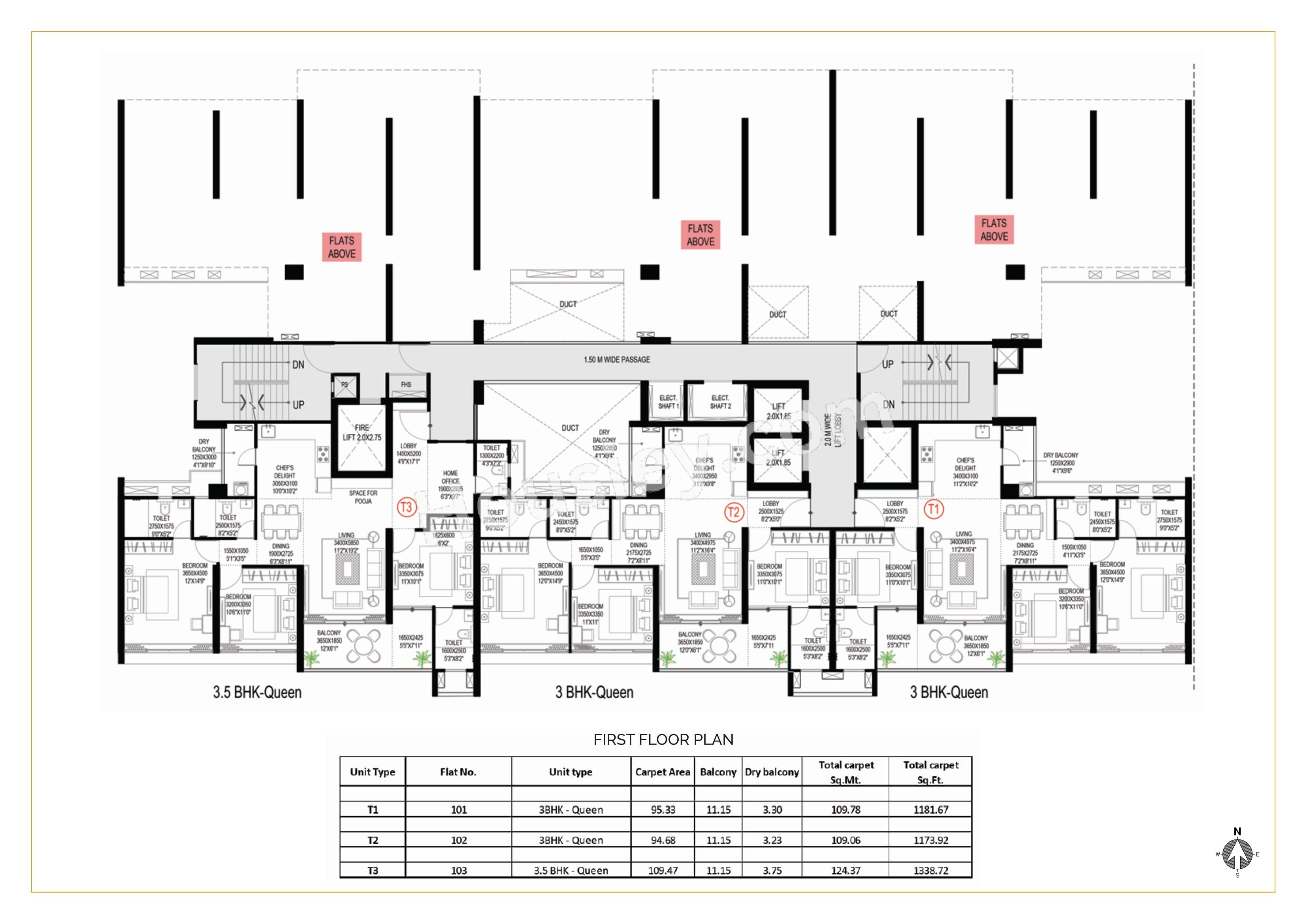 Ganga Imperia Floor plan 1