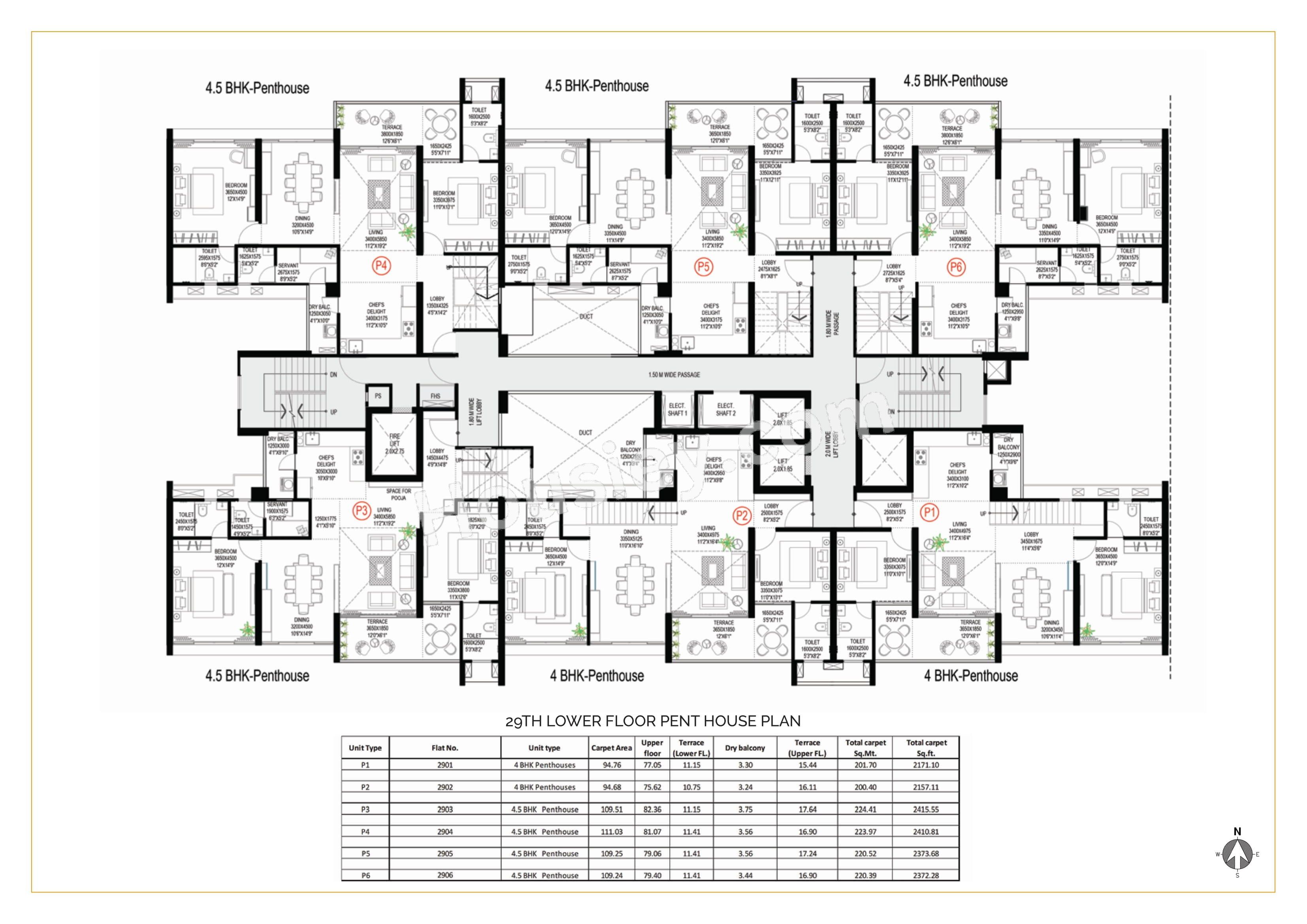 Ganga Imperia Floor plan 3