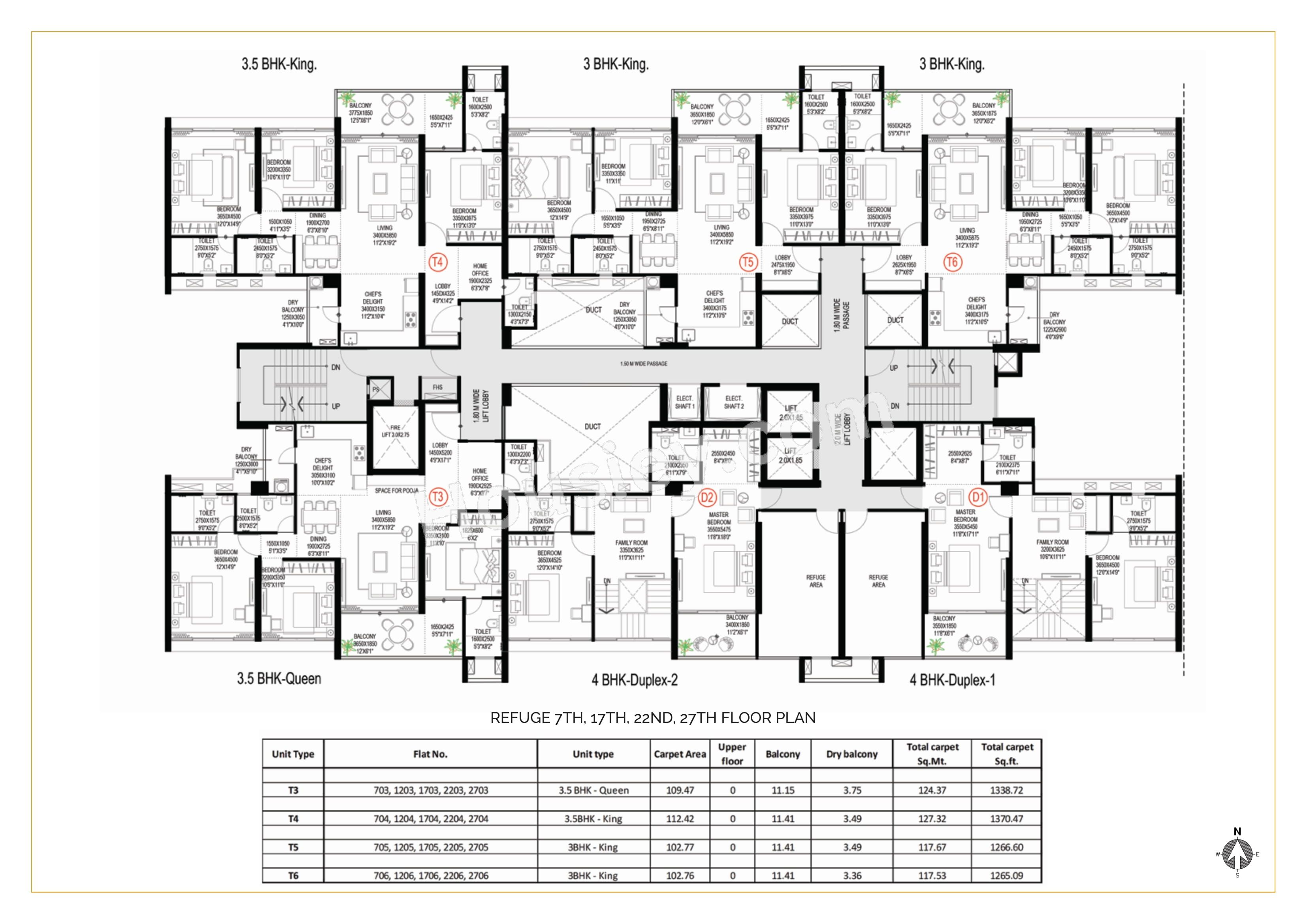 Ganga Imperia Floor plan 5