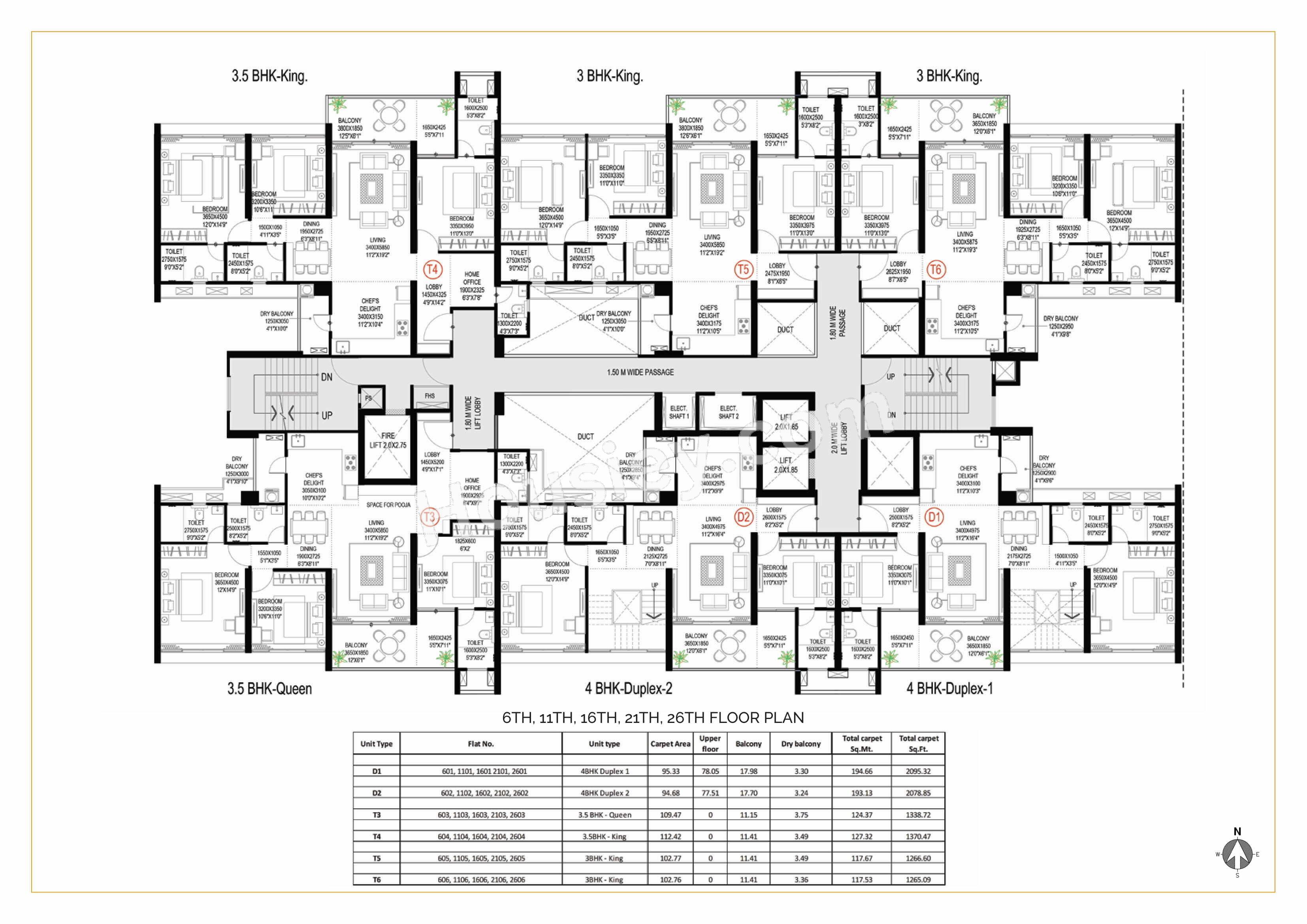 Ganga Imperia Floor plan 6