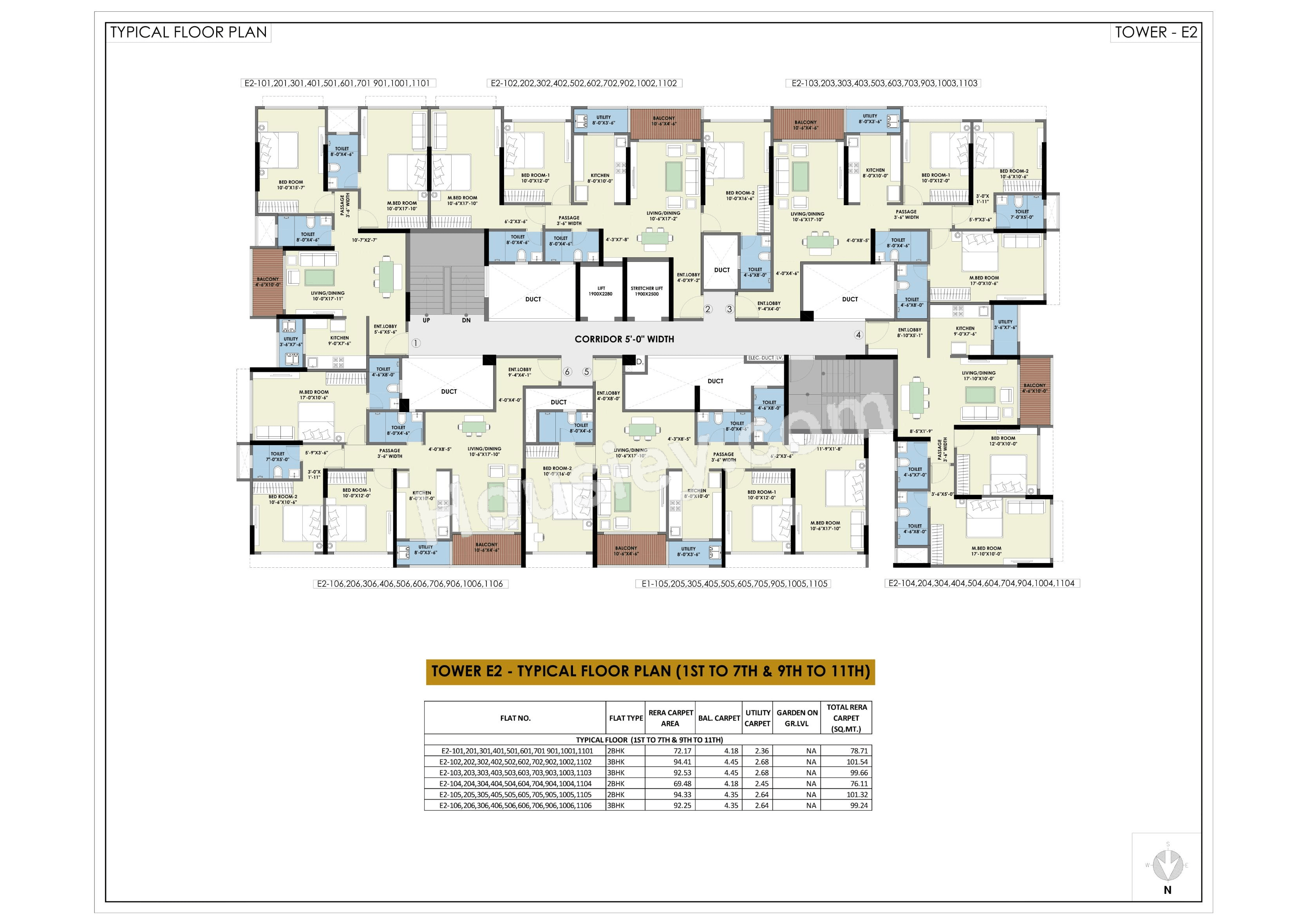 Ganga Newtown Floor plan 4