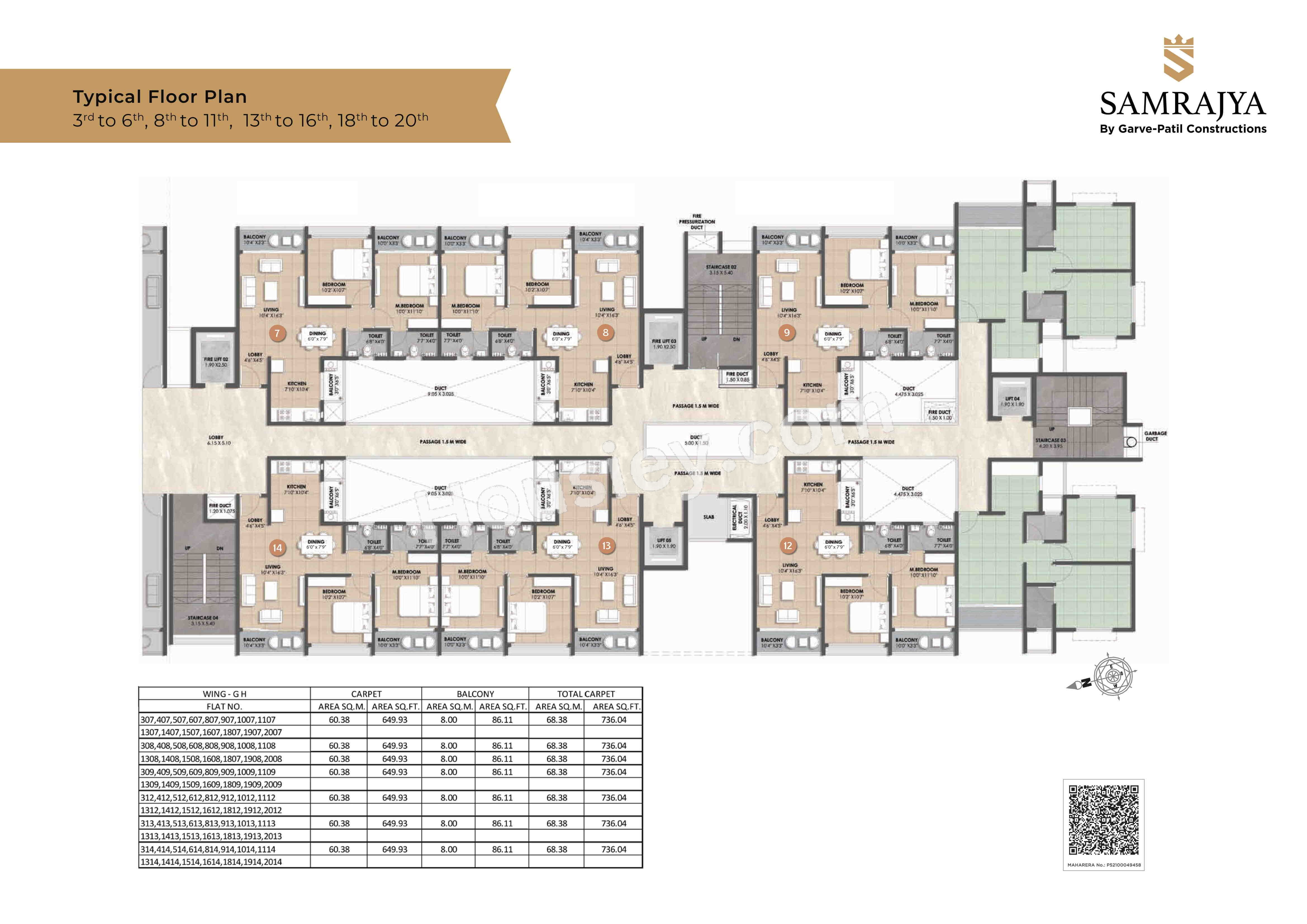Garve Samrajya Floor plan 3