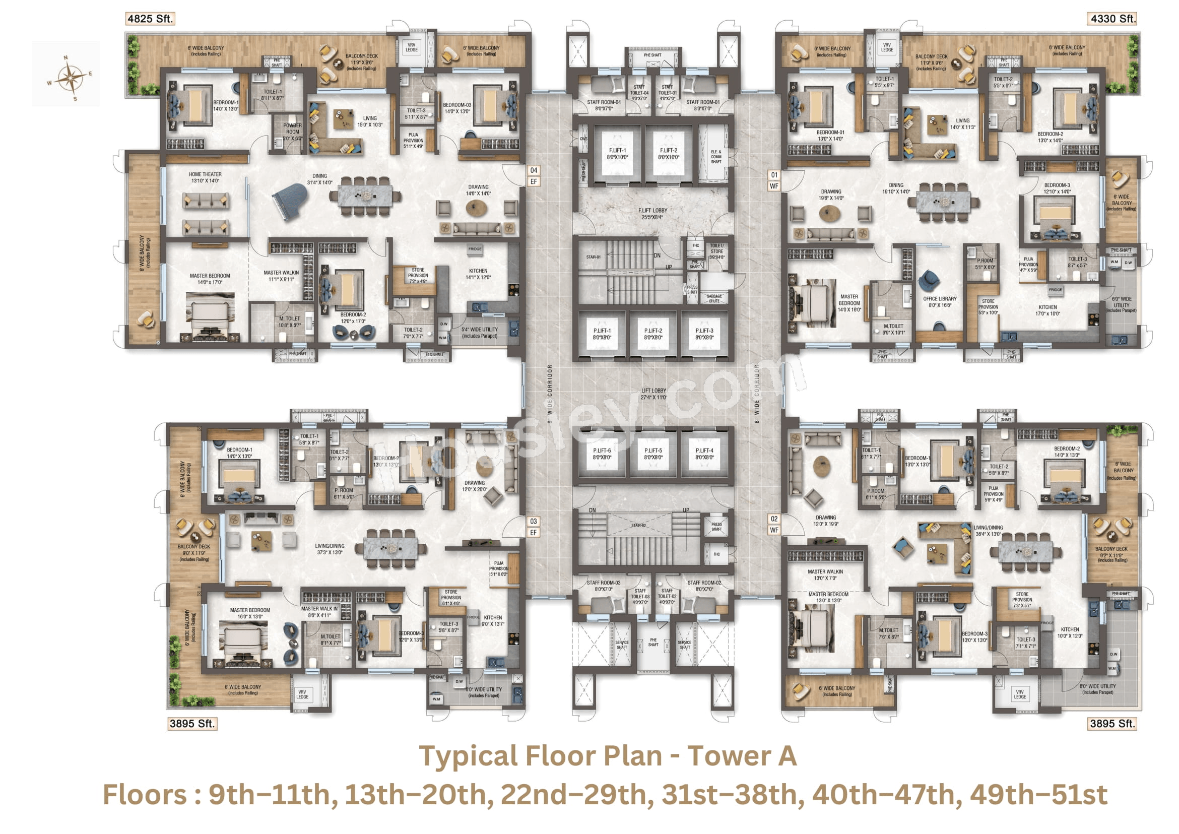 GHR The Cascades Floor plan 1