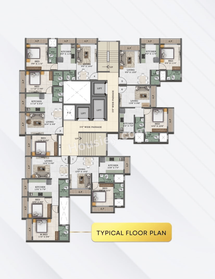 Gladiolus Crown Floor plan 1