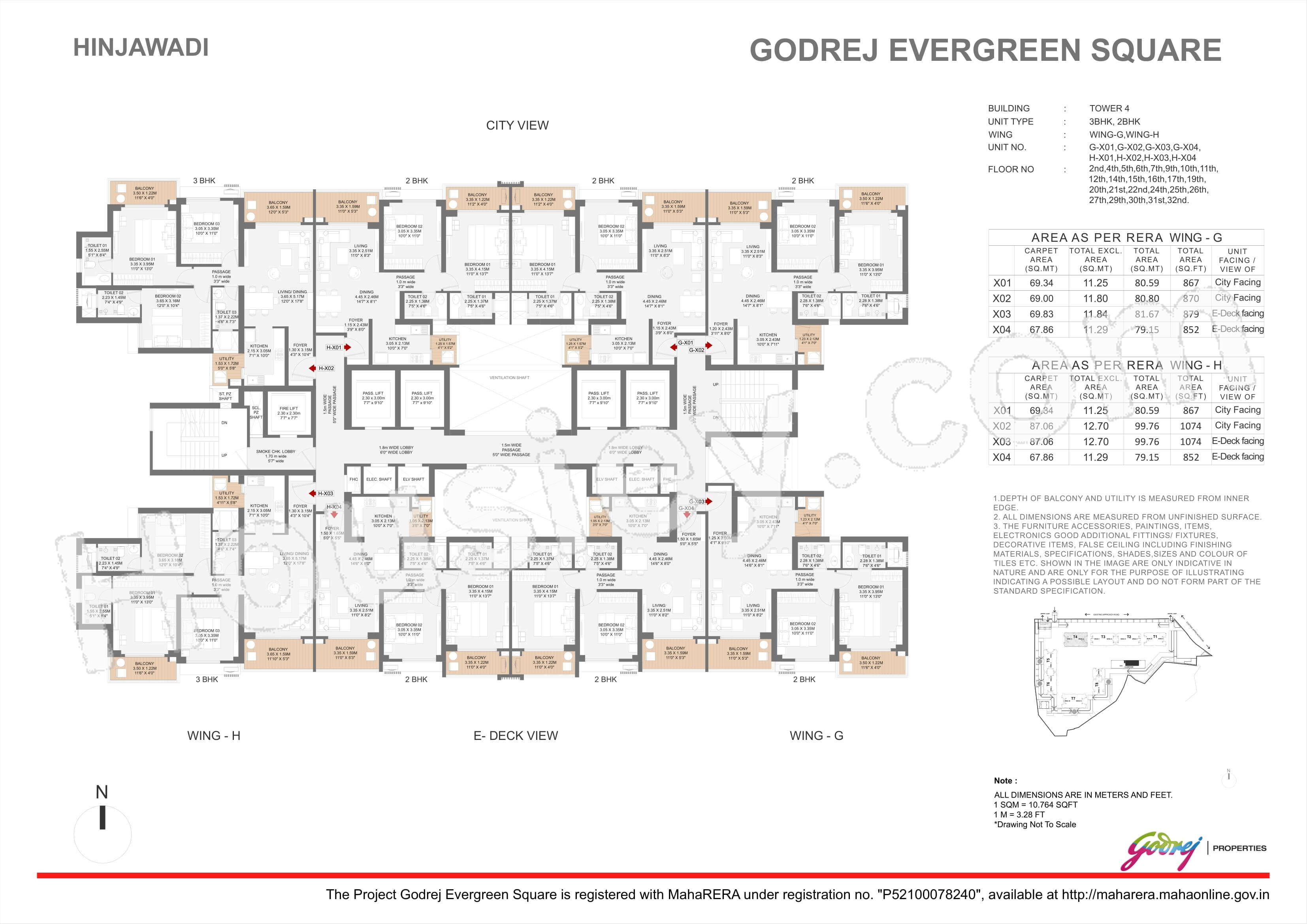 Godrej Evergreen Square Floor plan 5