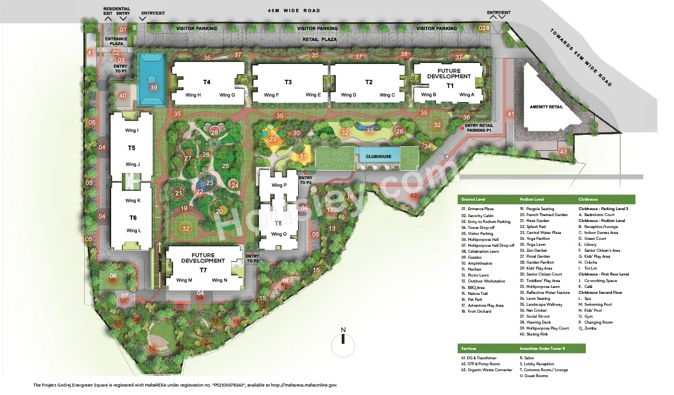Godrej Evergreen Square Master Plan