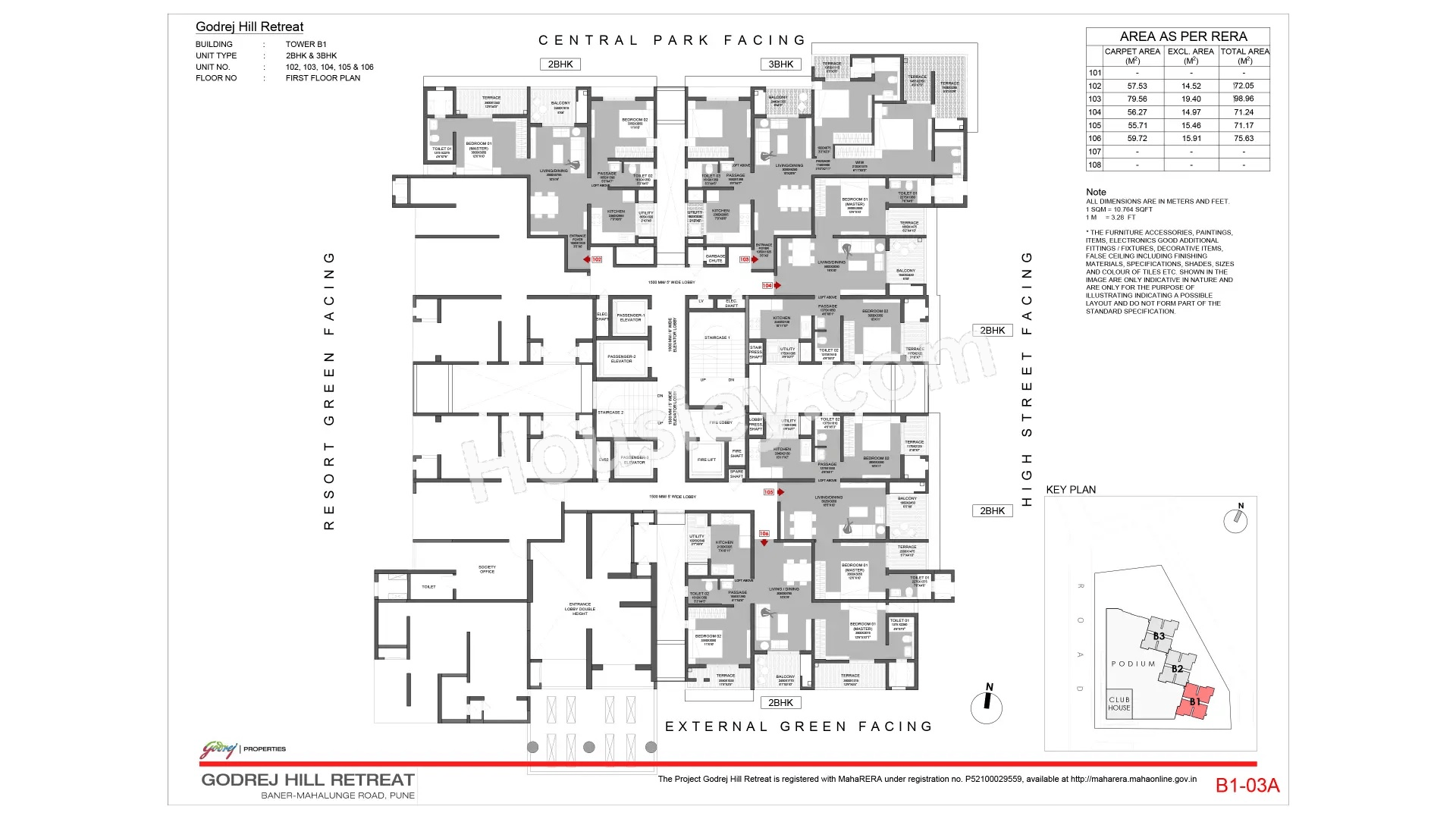 Godrej Hill Retreat Floor plan 5