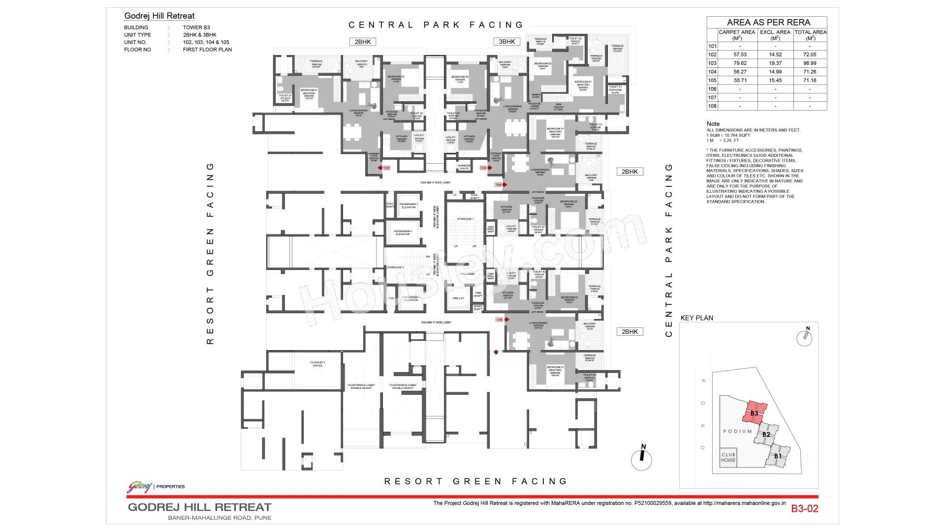 Godrej Hill Retreat Floor plan 6