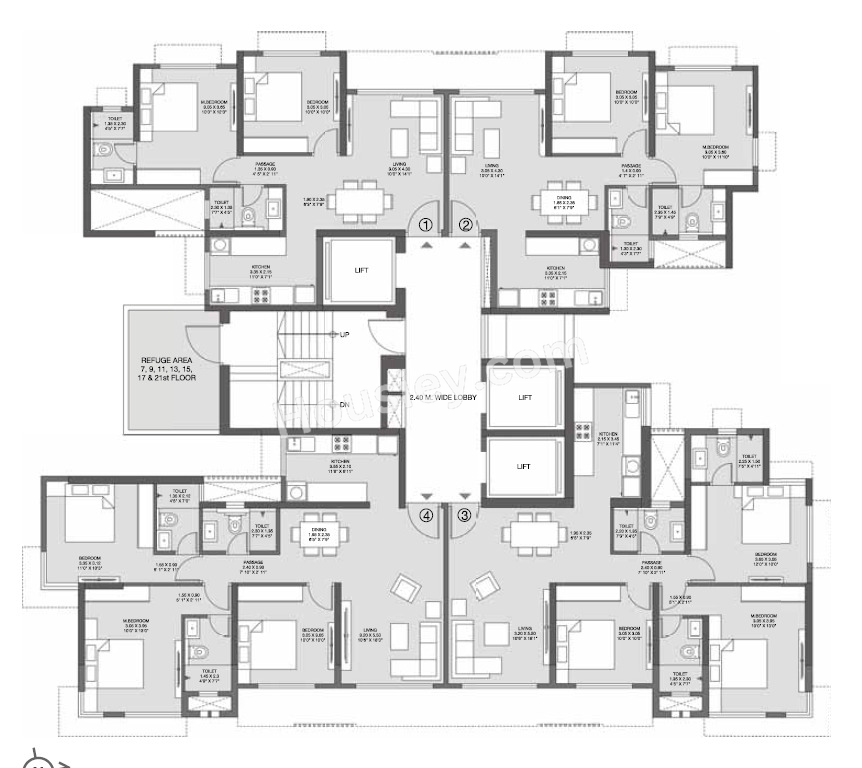 Godrej Nest Floor plan 1