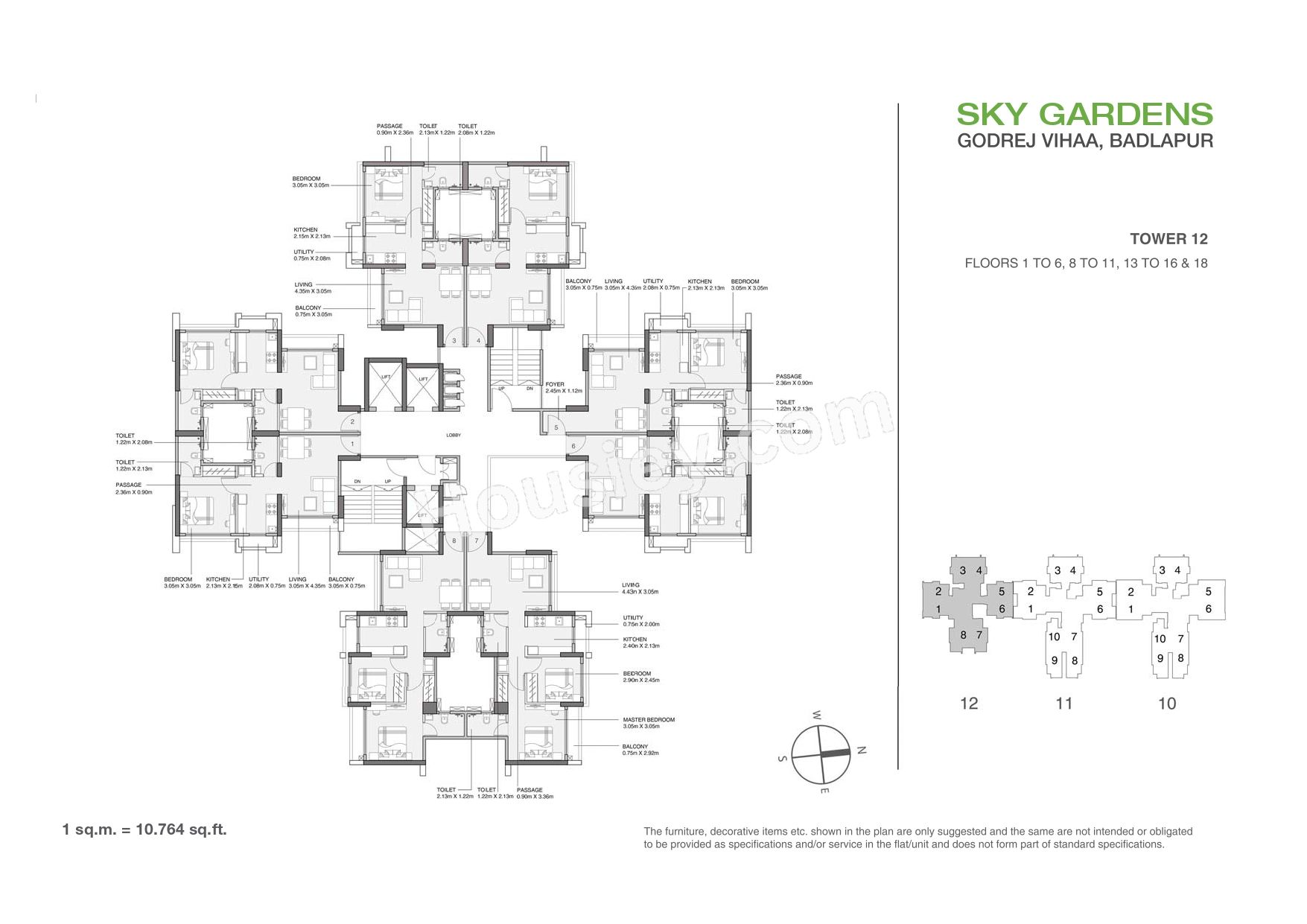 Godrej Vihaa Floor plan 6