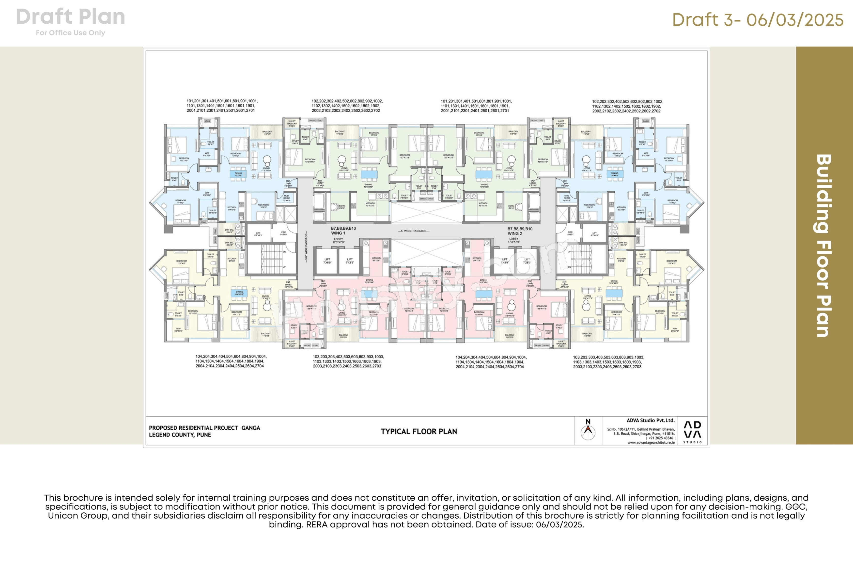 Goel Ganga Legends County Floor plan 1