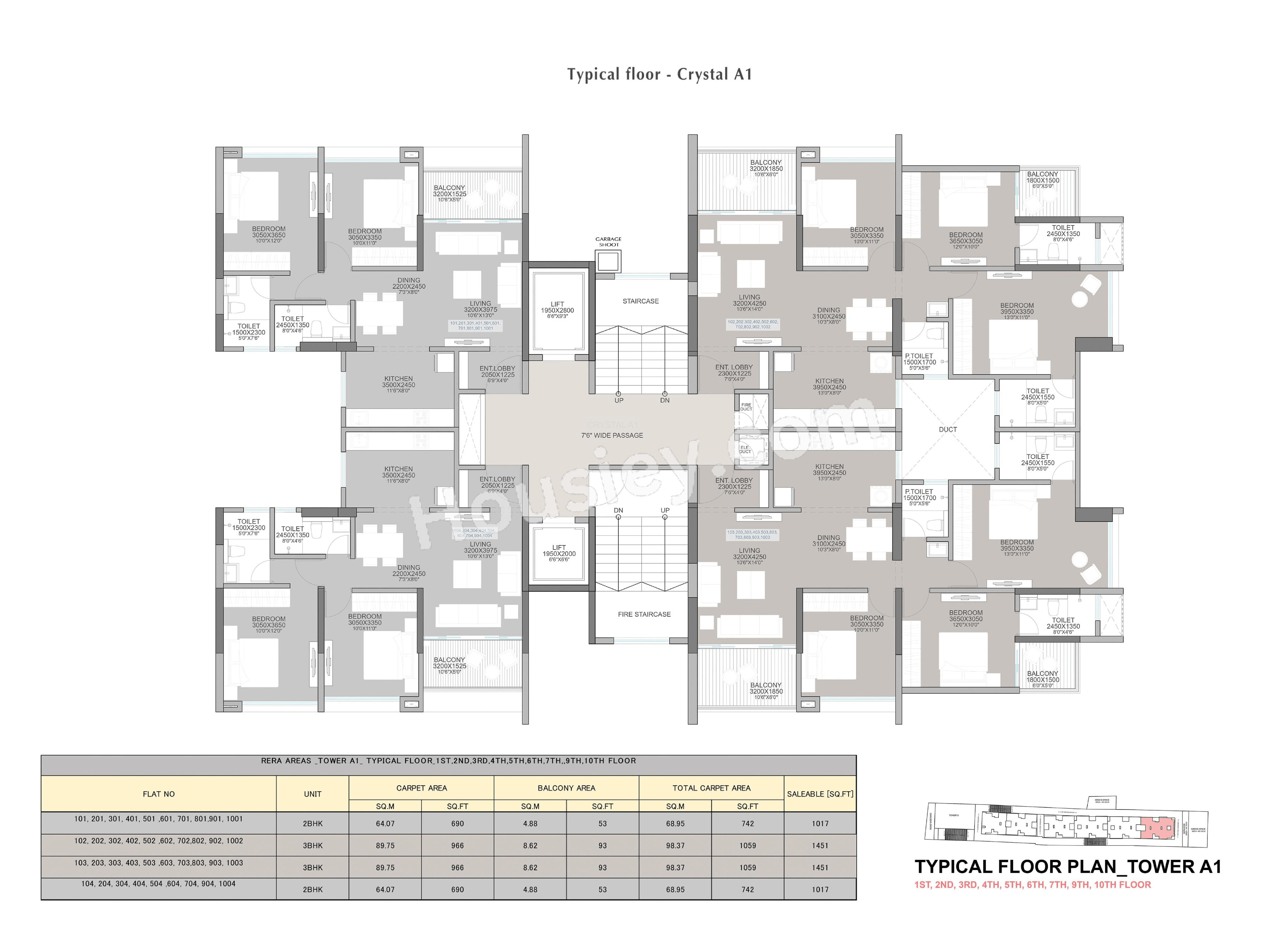 Gurudatta Rudraksh Vantage Floor plan 4