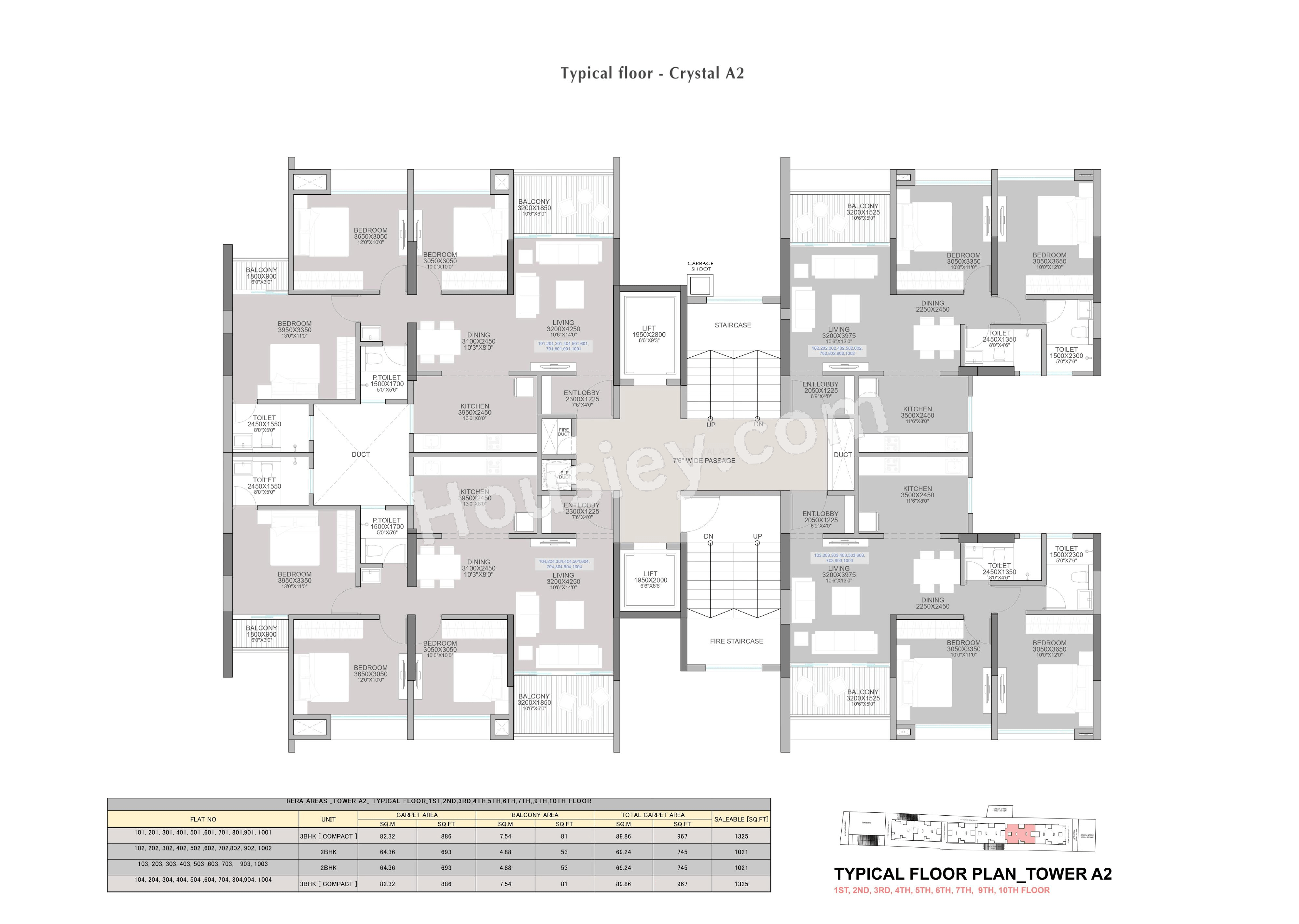 Gurudatta Rudraksh Vantage Floor plan 6