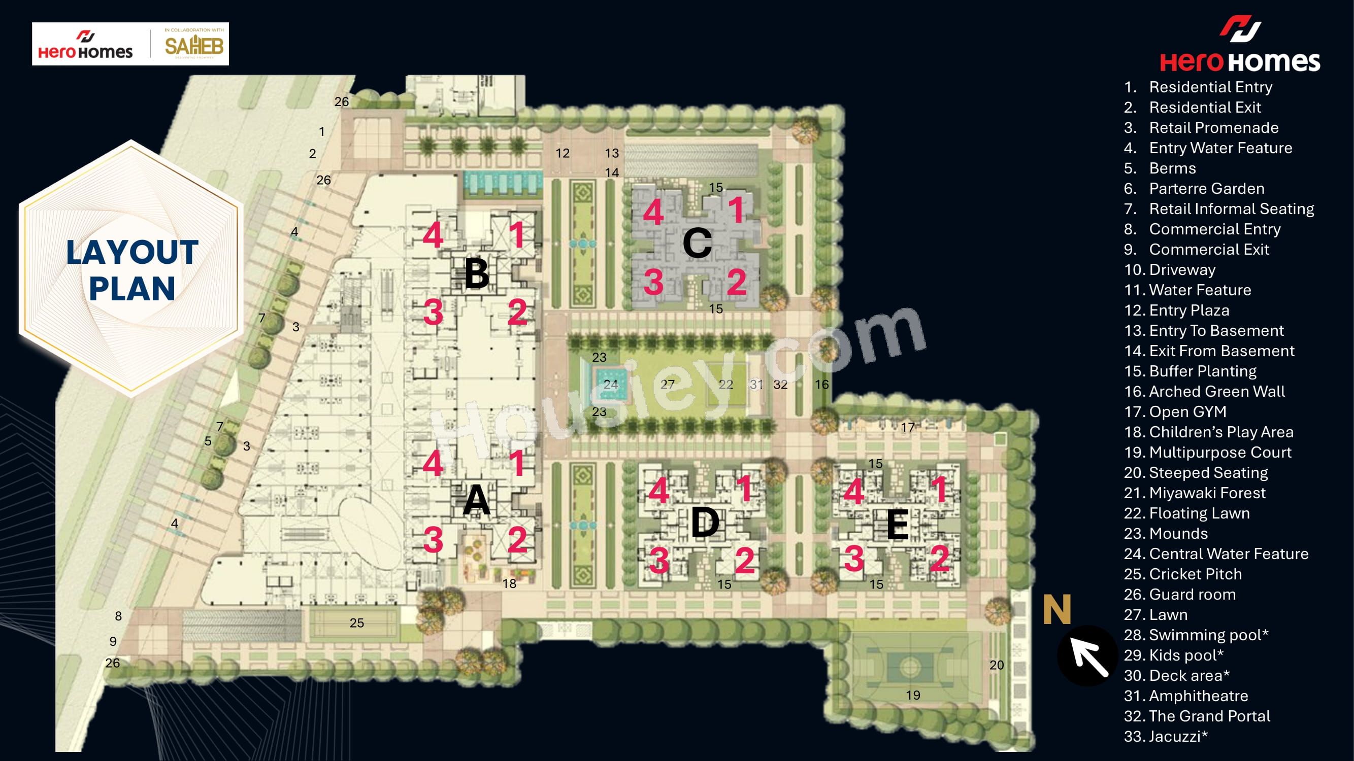 Hero Homes The Palatial Master Plan