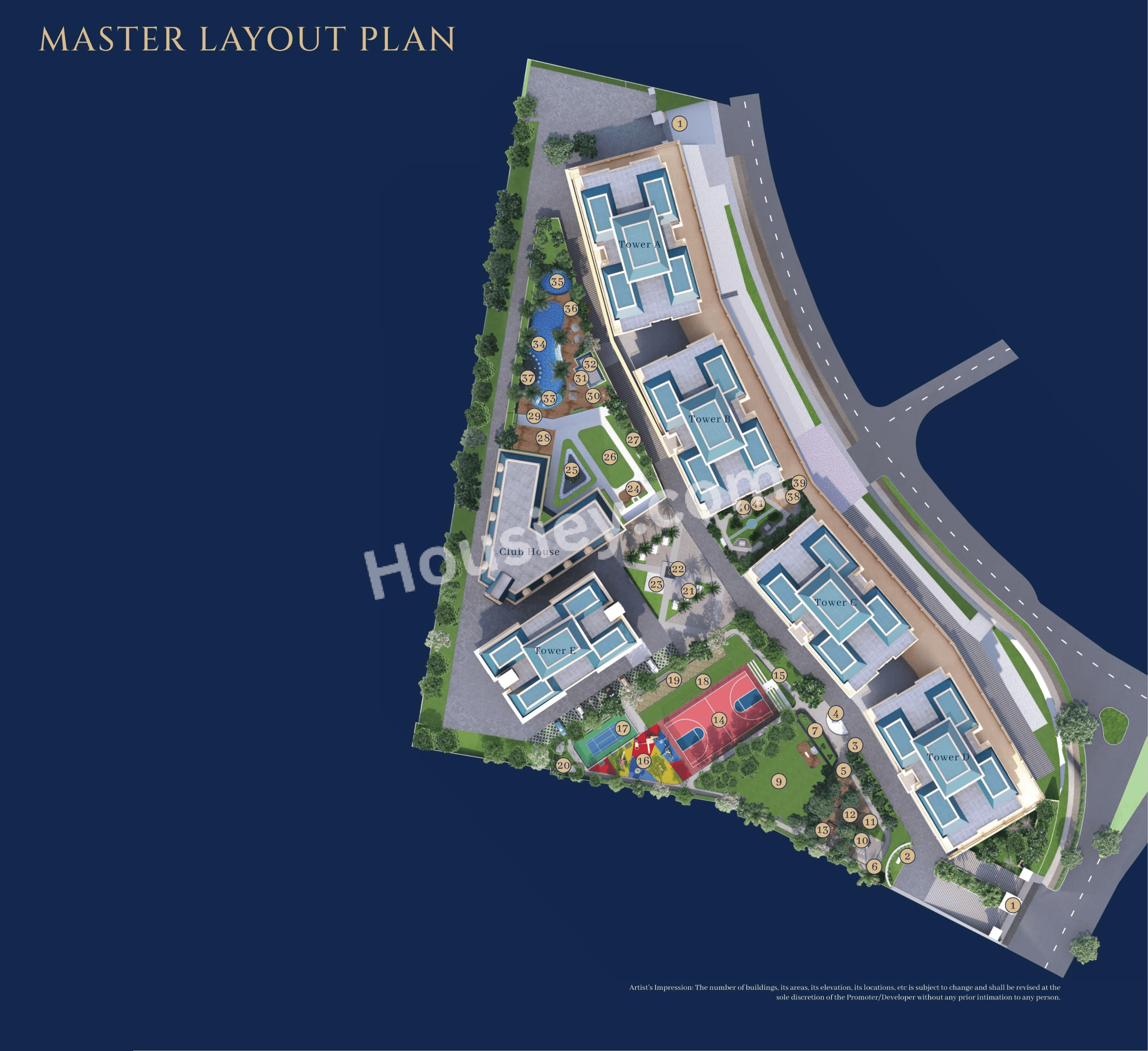 Hiranandani & Krisala Everland Floor plan 1