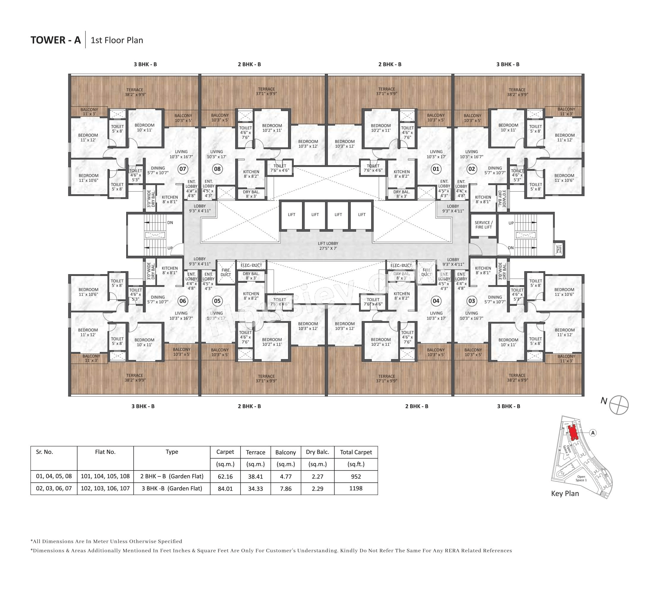 Hiranandani & Krisala Everland Floor plan 1
