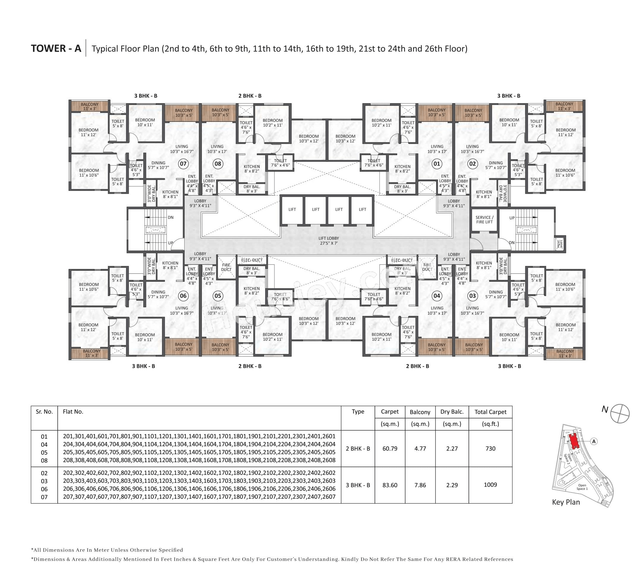 Hiranandani & Krisala Everland Floor plan 3