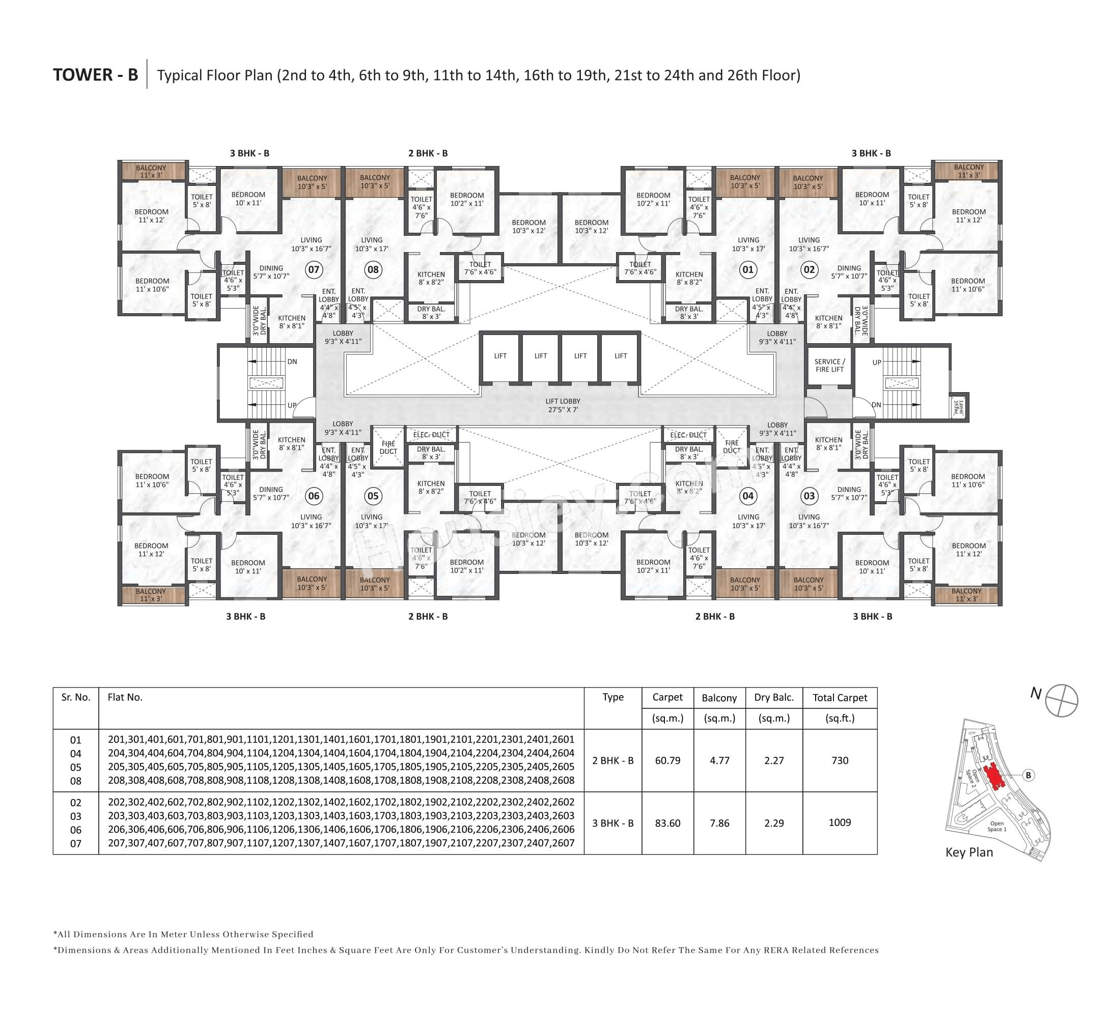Hiranandani & Krisala Everland Floor plan 6