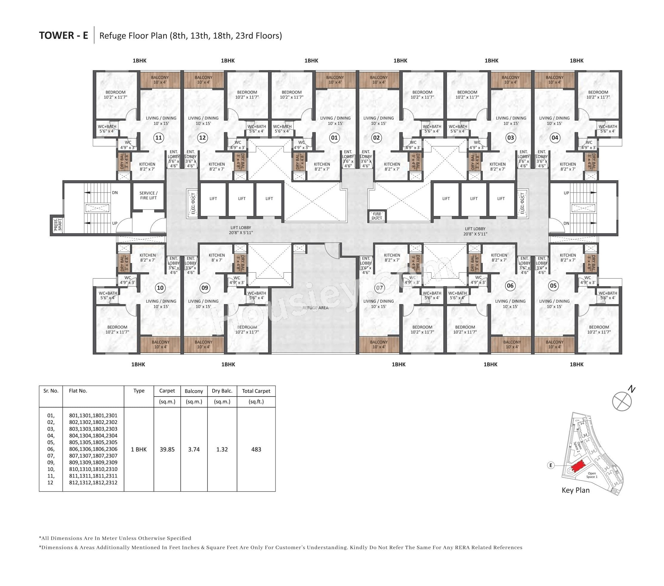 Hiranandani & Krisala Everland Floor plan 11