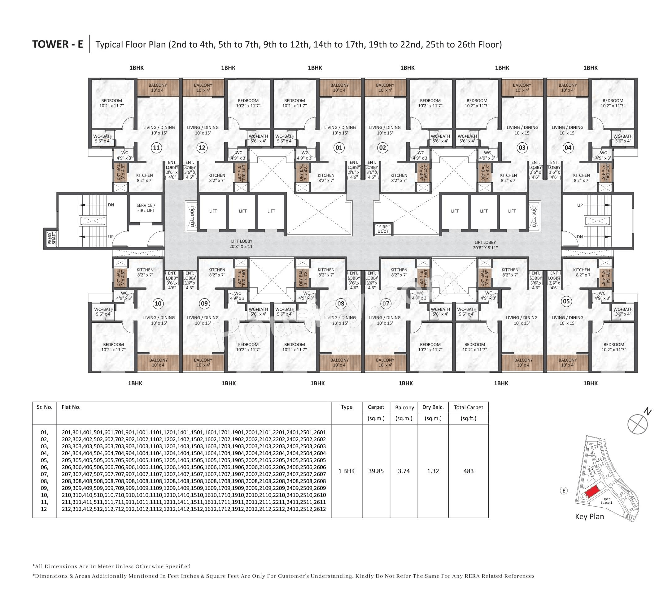 Hiranandani & Krisala Everland Floor plan 12