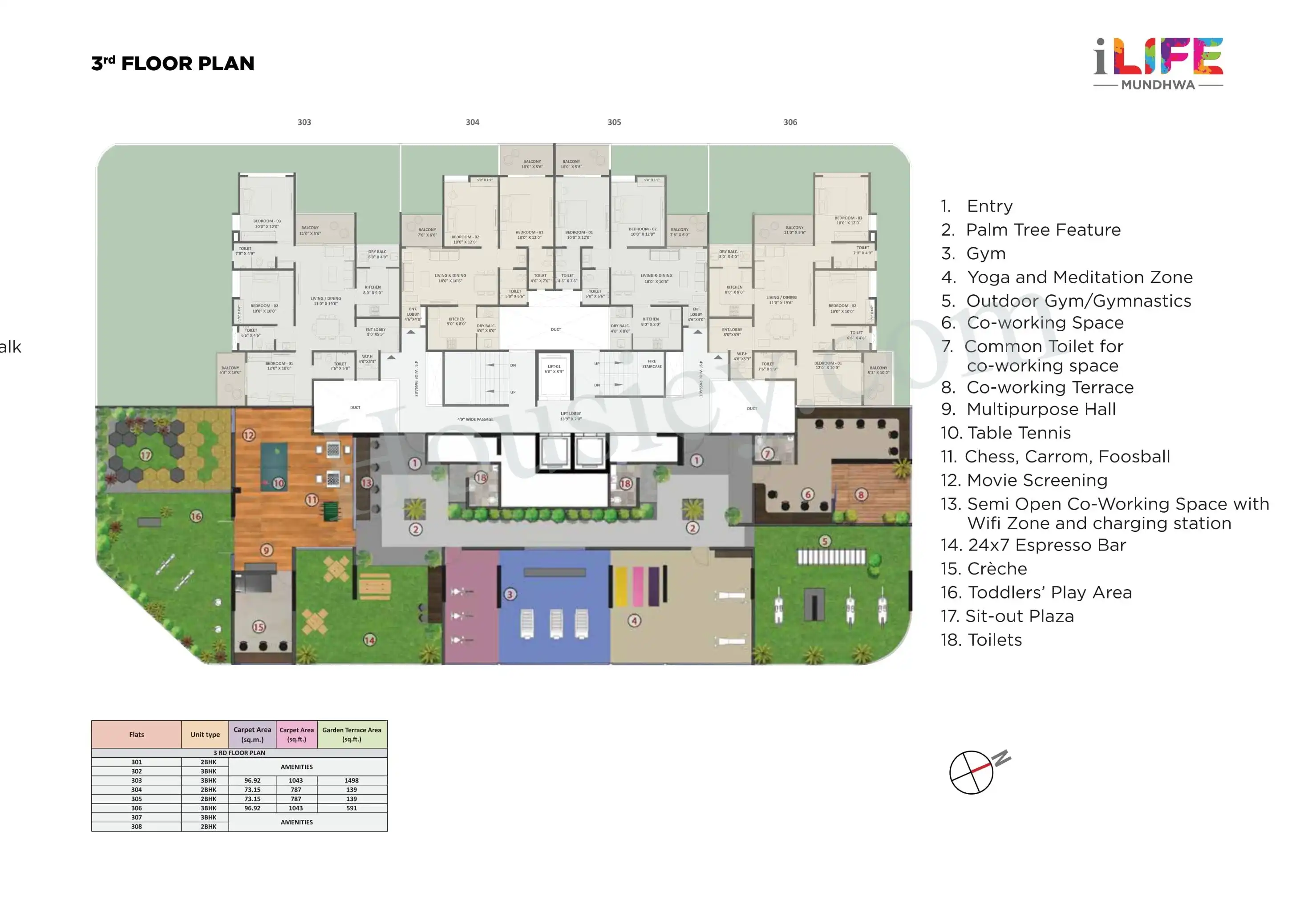 Pristine iLife Mundhwa Floor plan 1