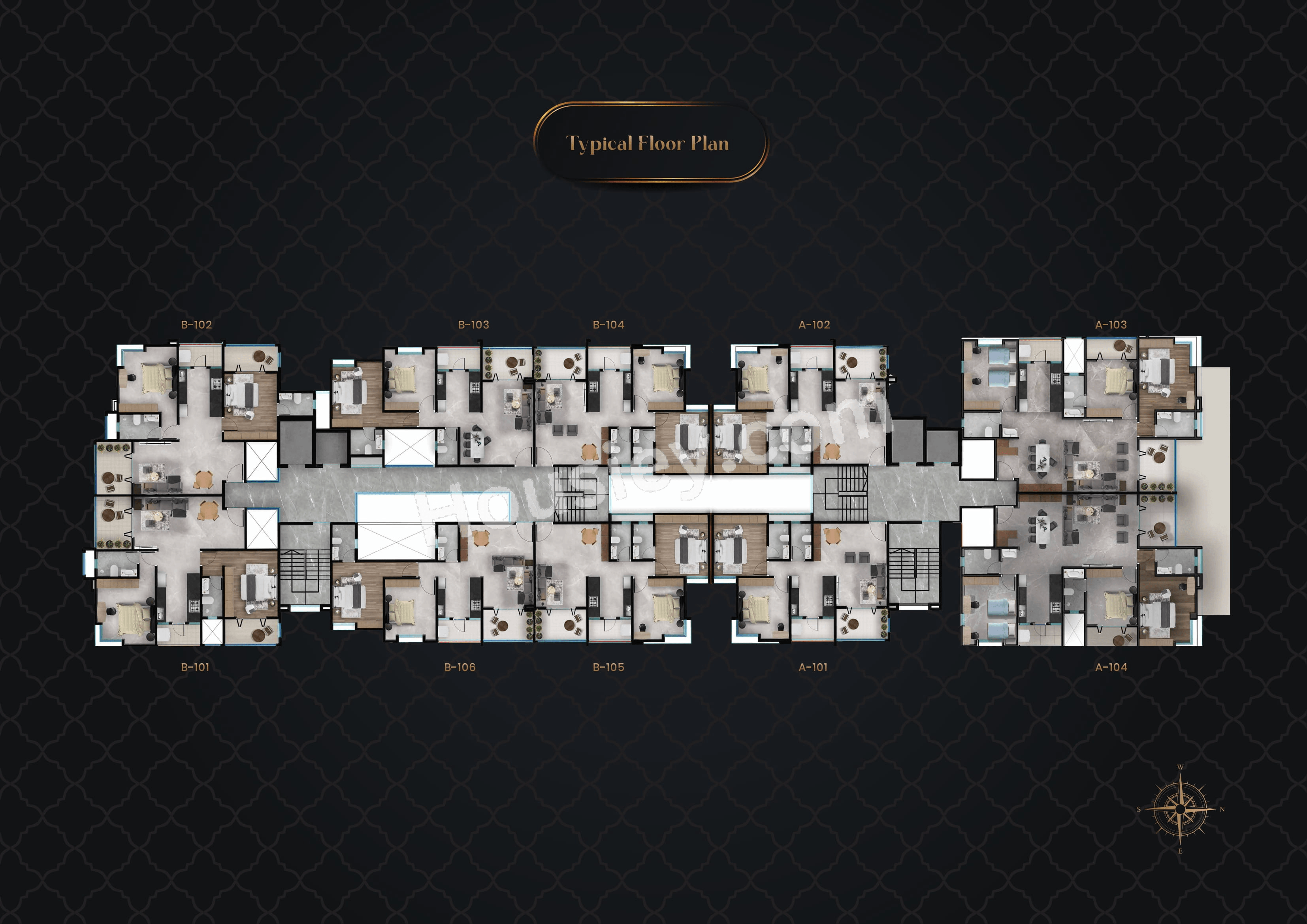 Ikon Queens Tower Floor plan 2