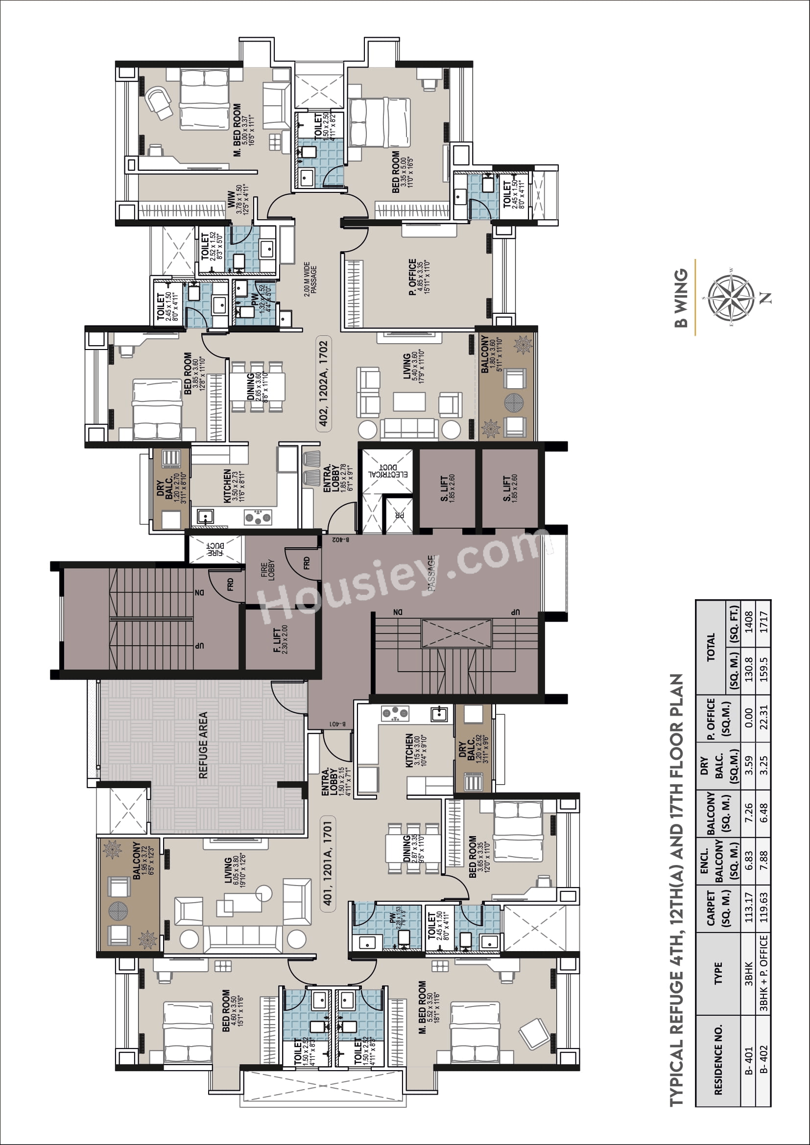 Jhala Mayuk Kothrud Floor plan 5