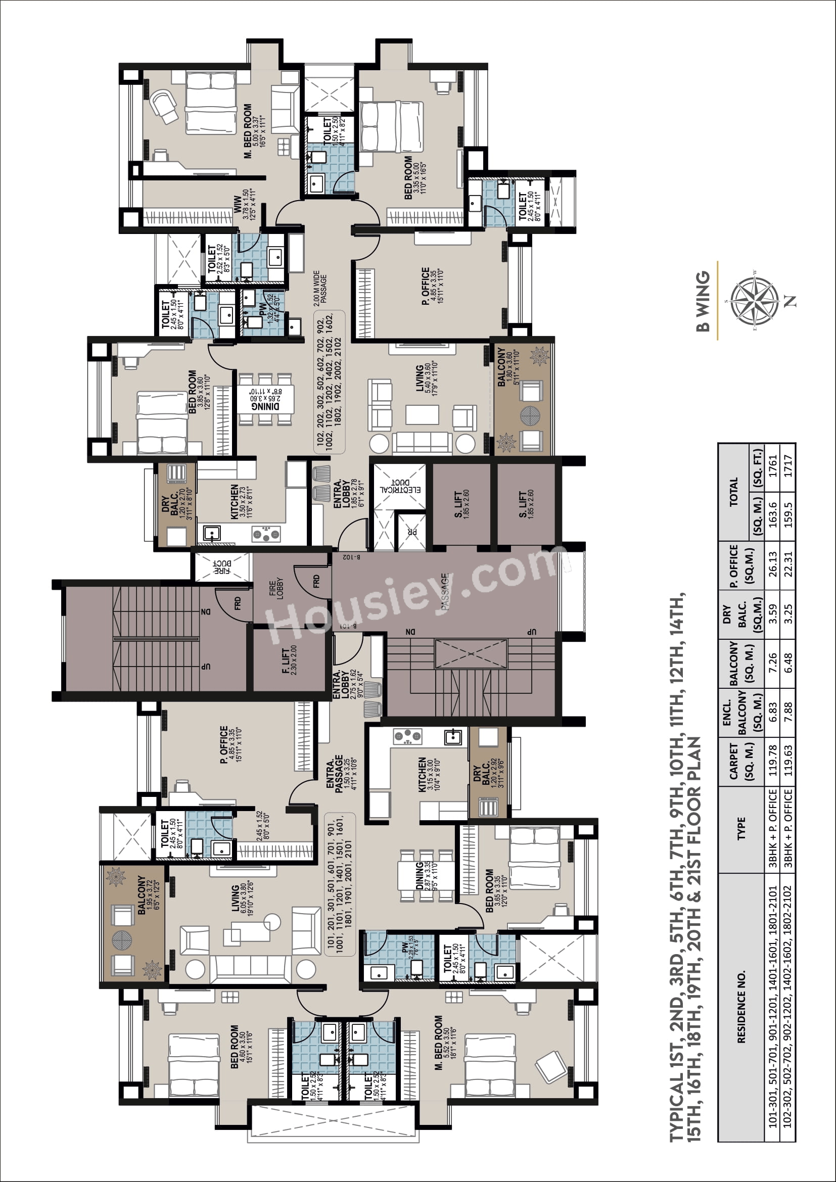 Jhala Mayuk Kothrud Floor plan 6