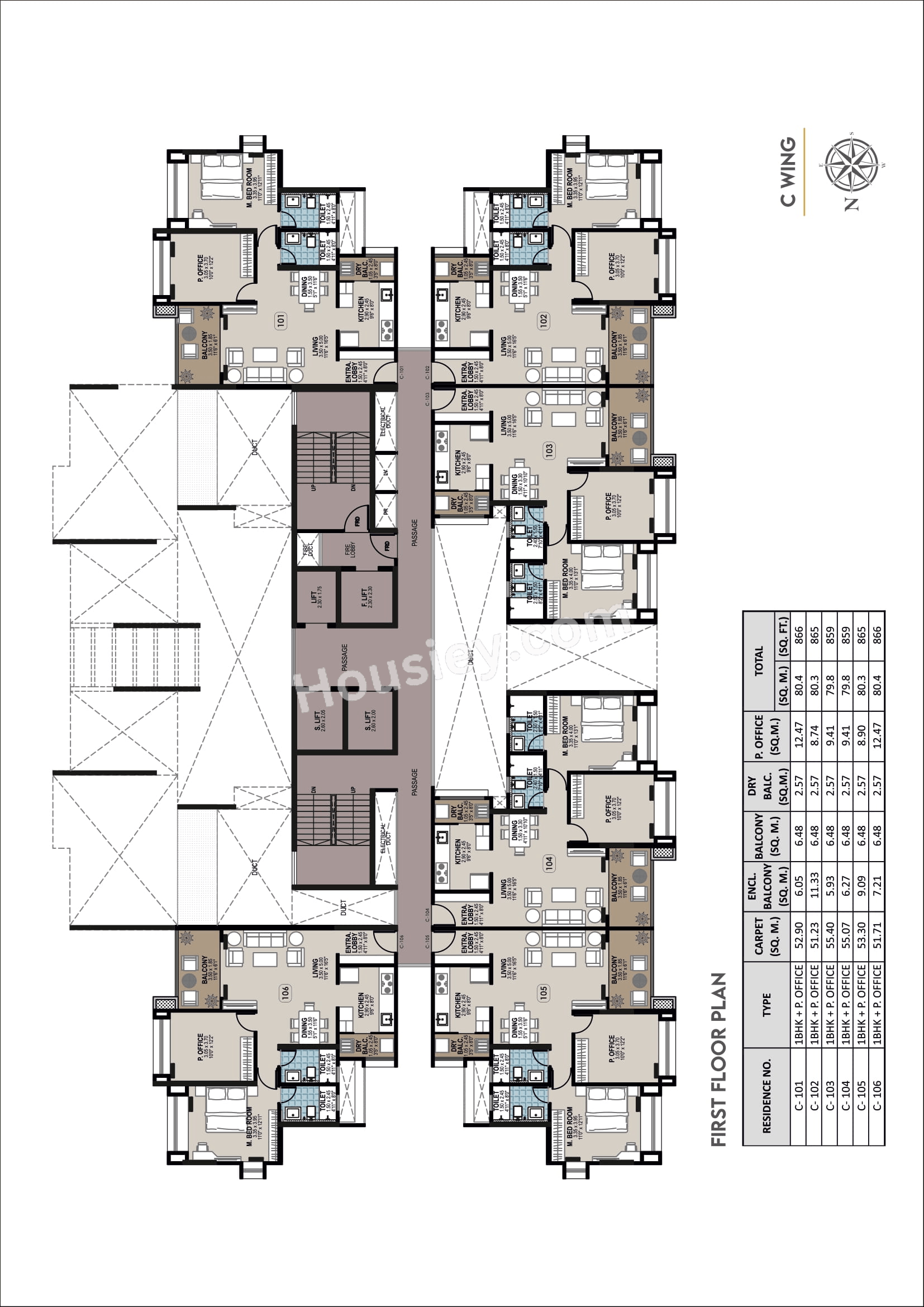 Jhala Mayuk Kothrud Floor plan 7