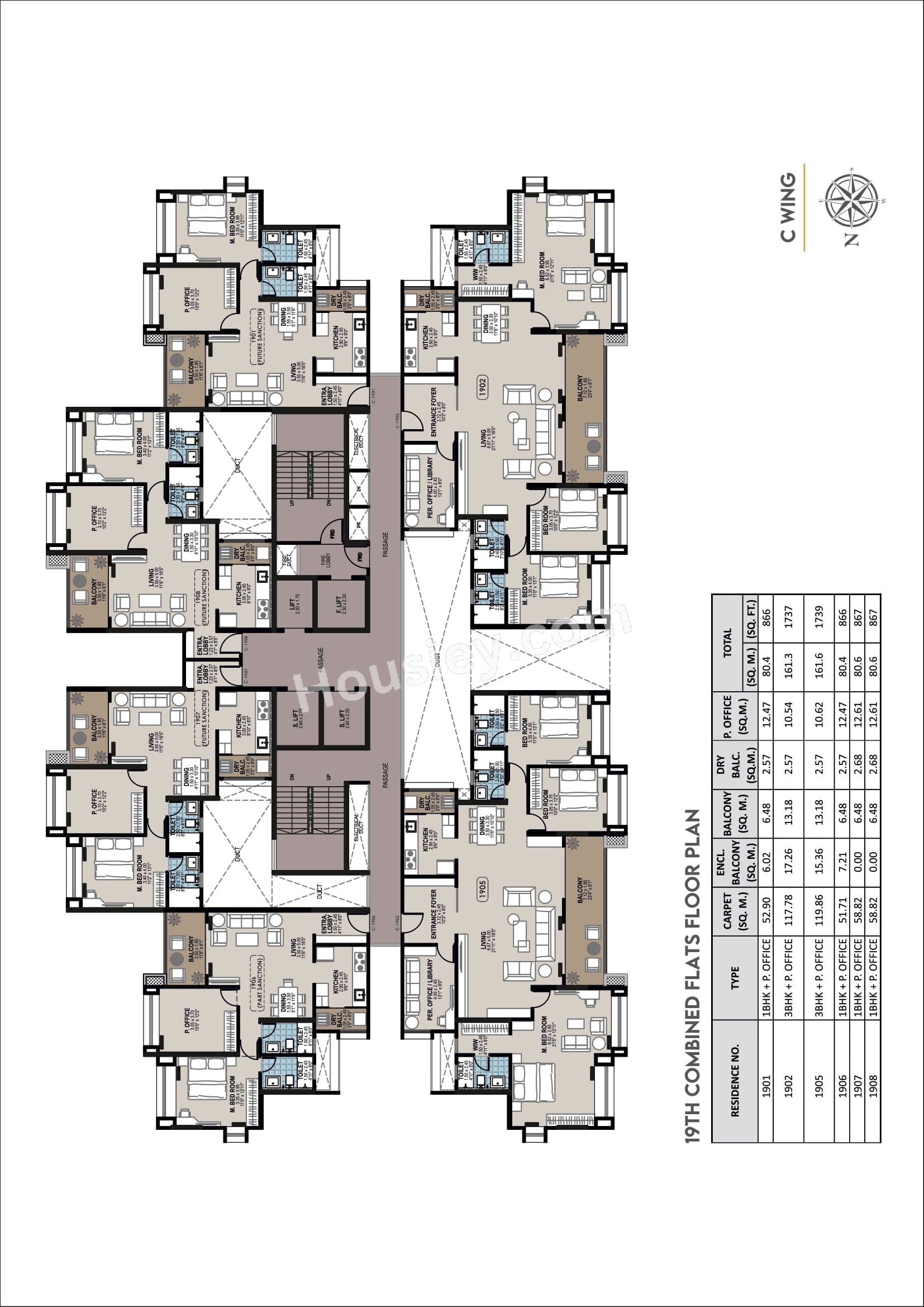 Jhala Mayuk Kothrud Floor plan 8
