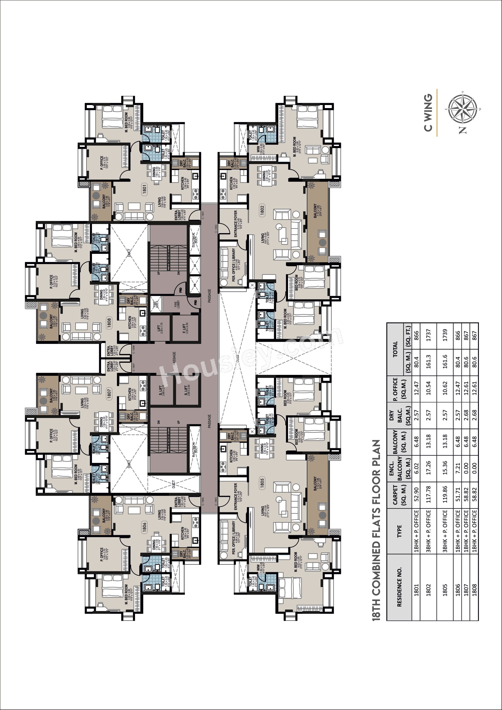 Jhala Mayuk Kothrud Floor plan 9