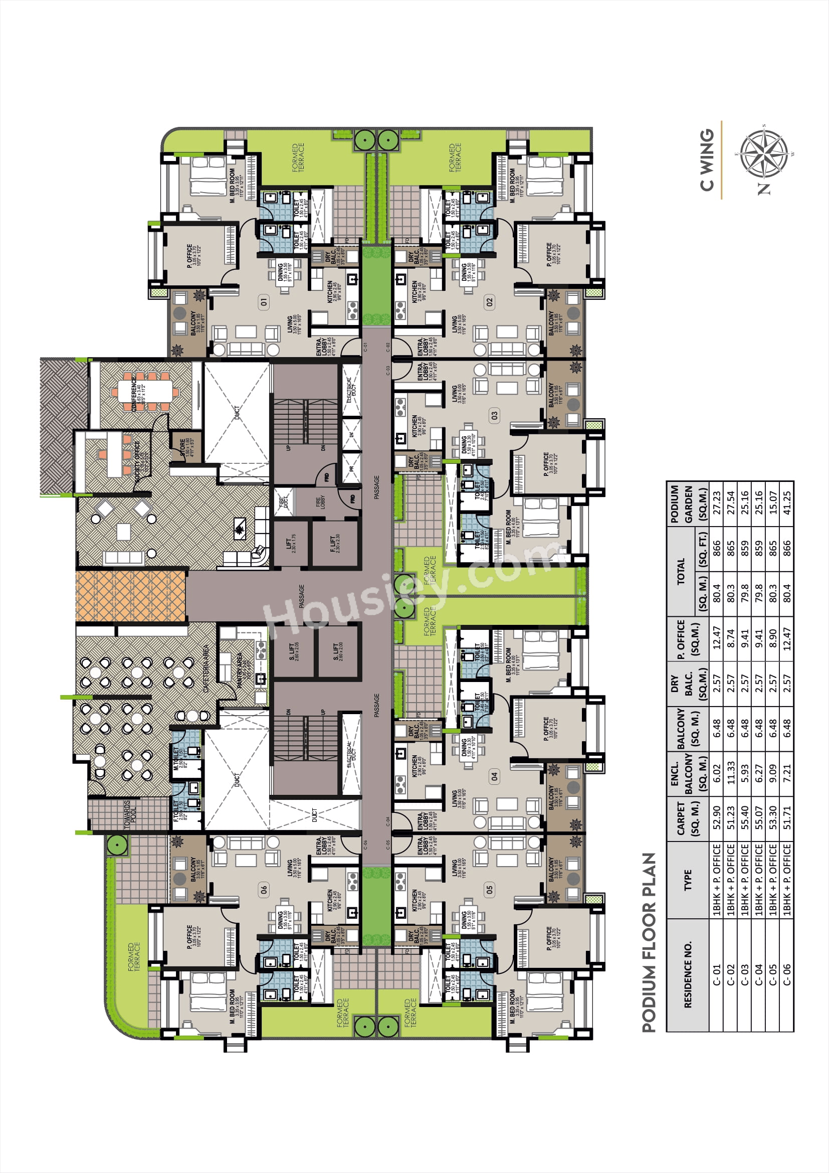 Jhala Mayuk Kothrud Floor plan 10