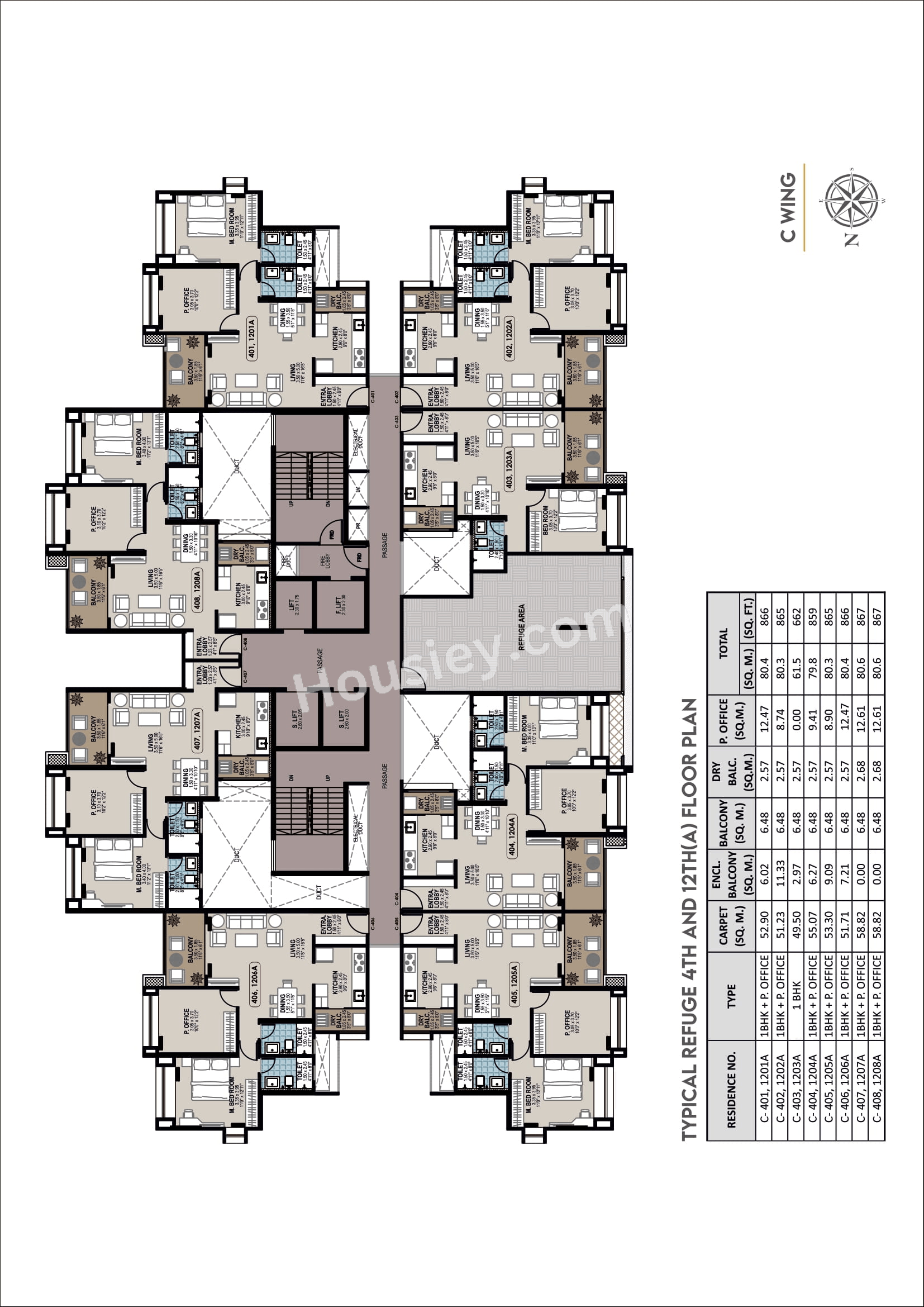 Jhala Mayuk Kothrud Floor plan 11