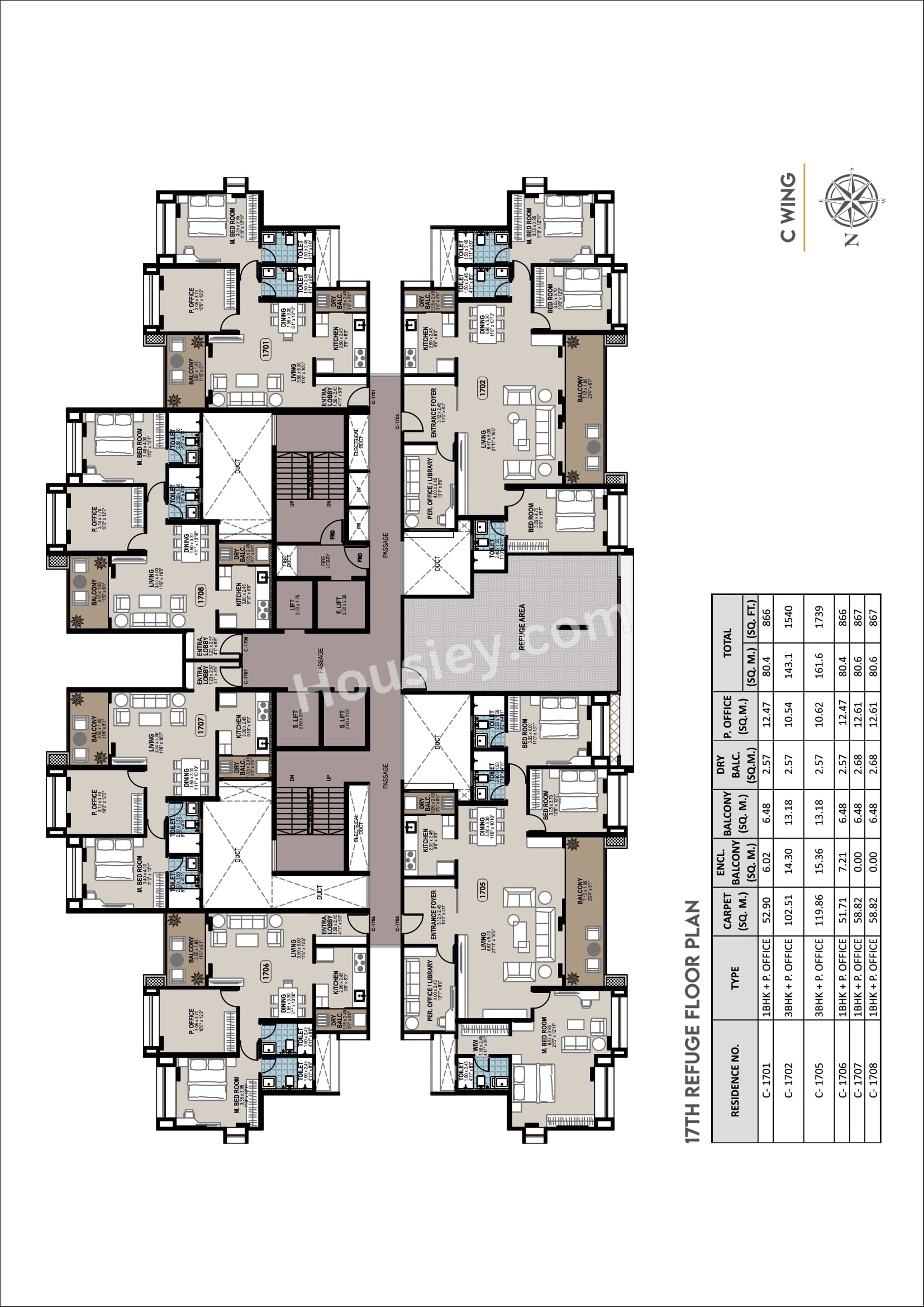 Jhala Mayuk Kothrud Floor plan 12