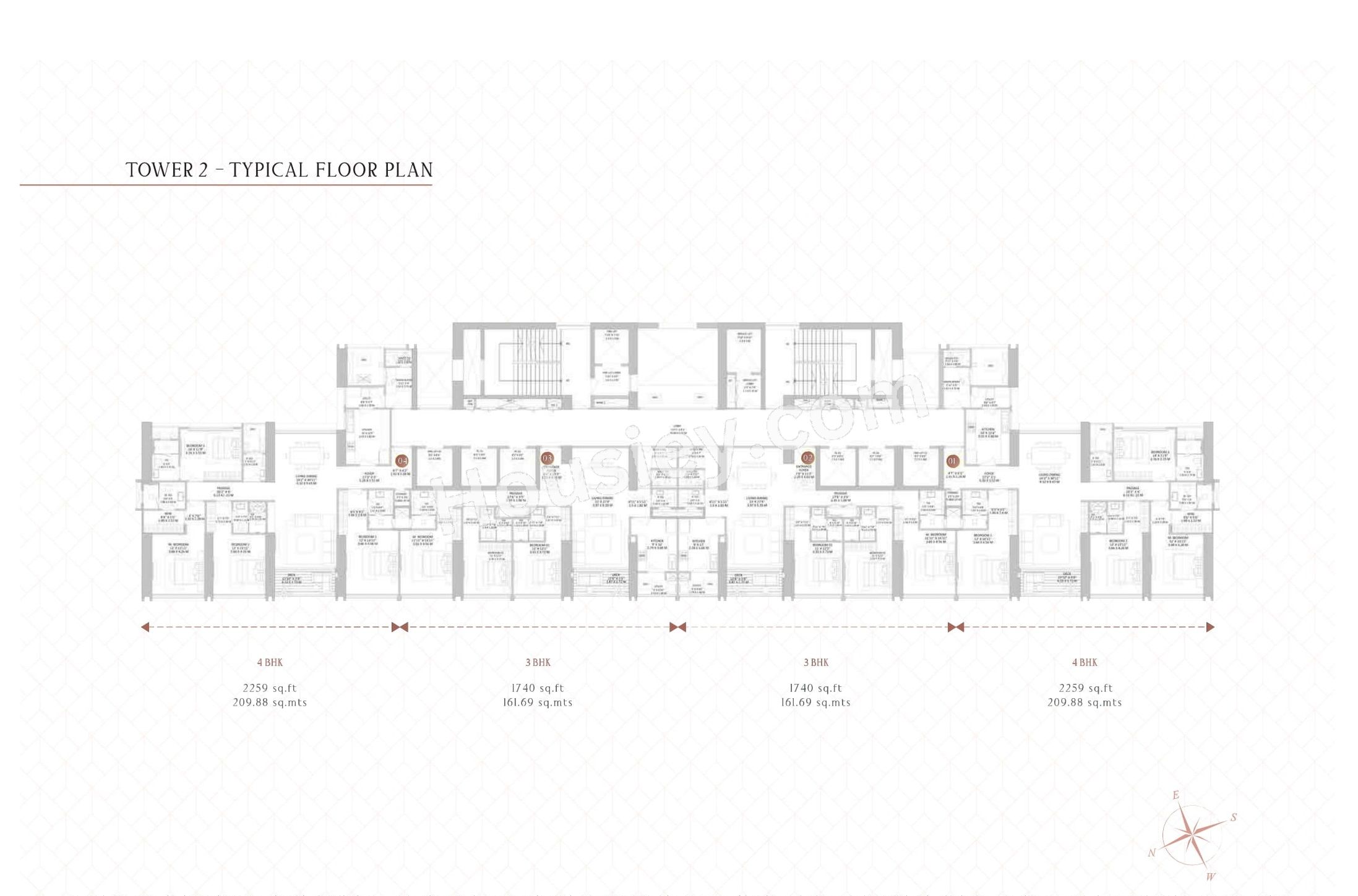 K Raheja Modern Vivarea Master Plan