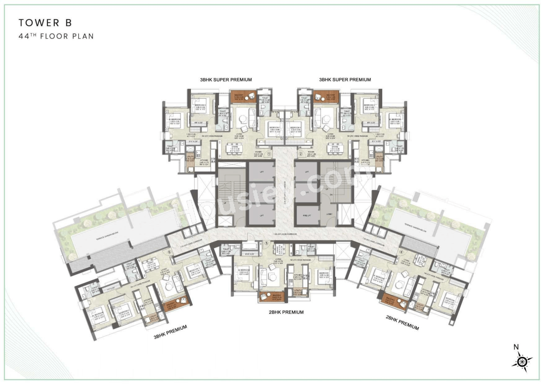 Kalpataru Estella Floor plan 1