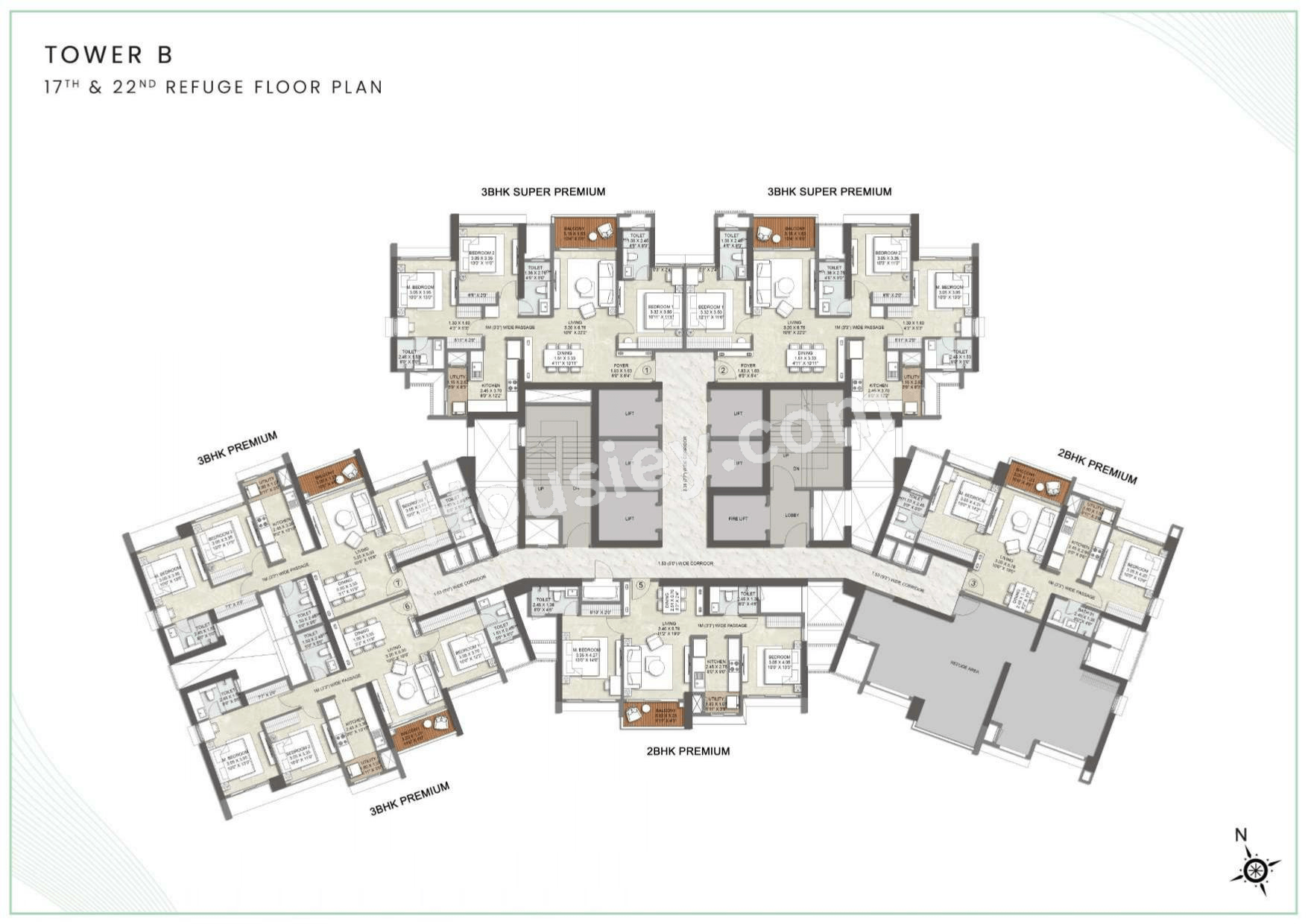 Kalpataru Estella Floor plan 5