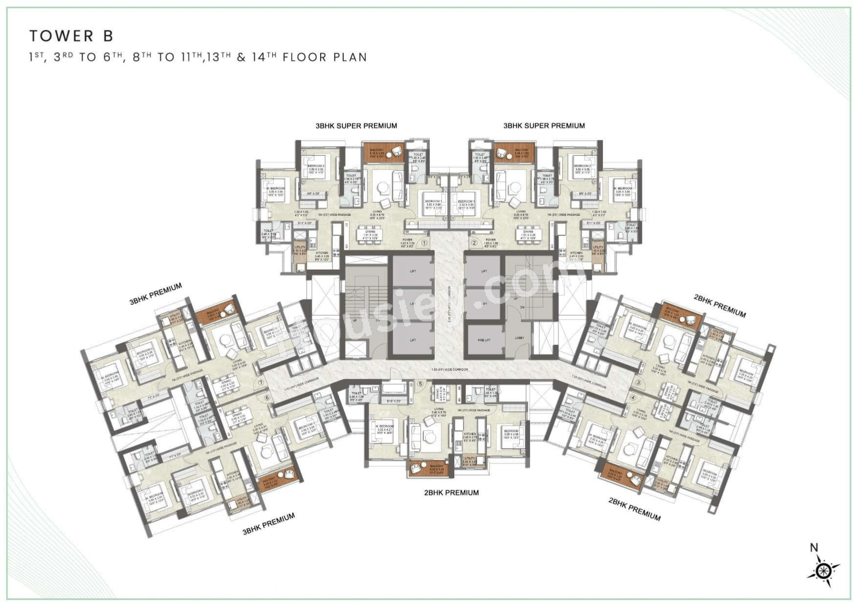 Kalpataru Estella Floor plan 7
